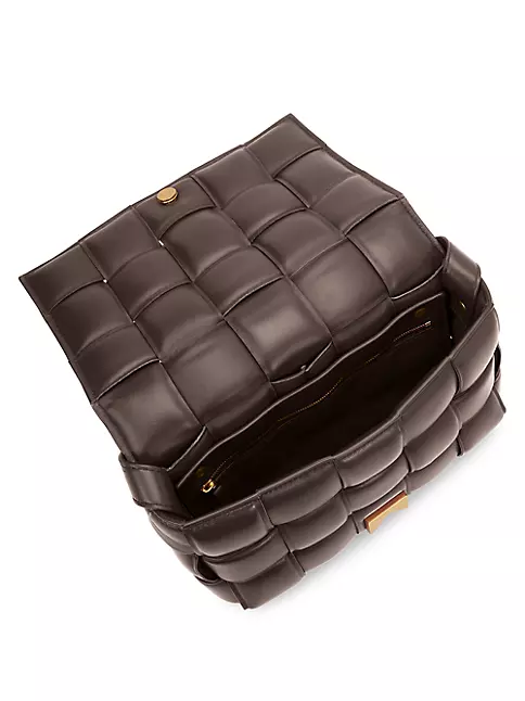 Bottega Veneta Cassette Small laminated-leather Crossbody Bag