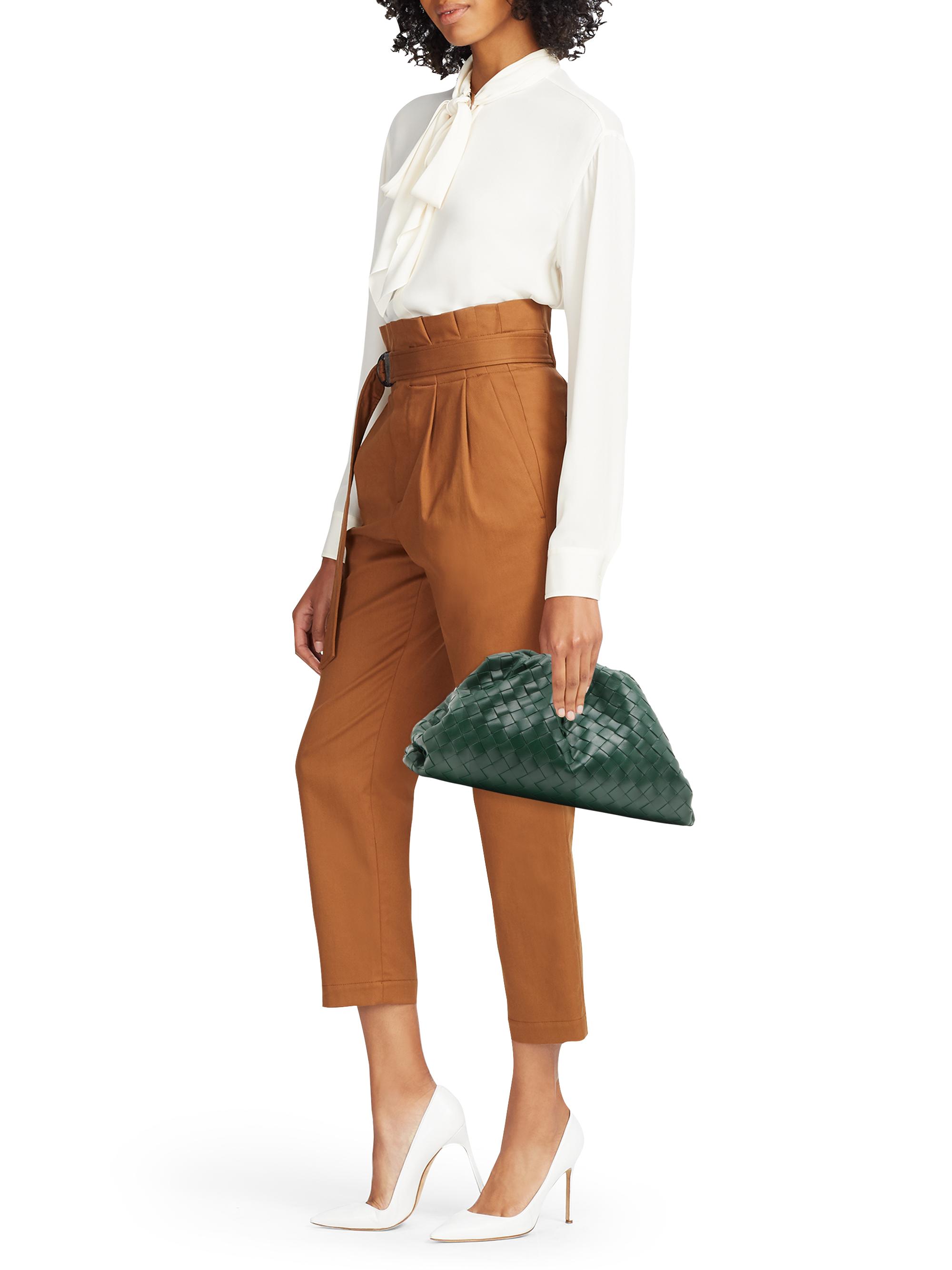 Bottega Veneta The Pouch Leather Clutch | Saks Fifth Avenue