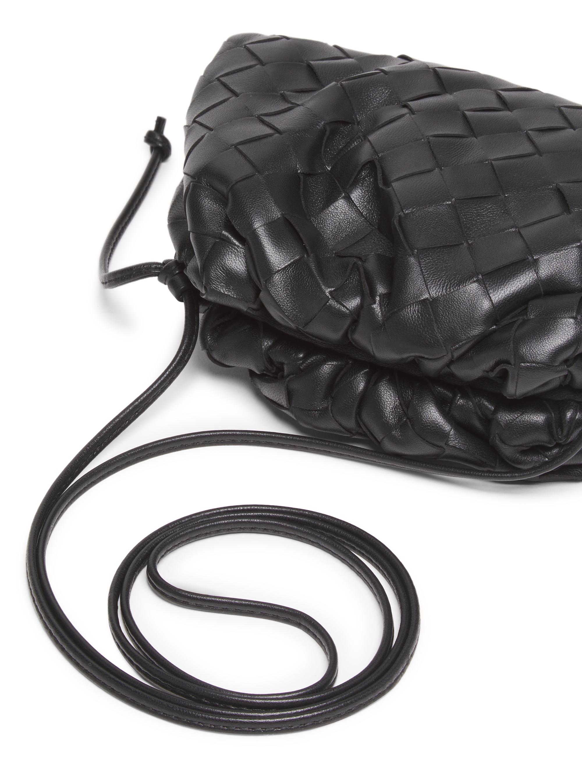 The Pouch 20 Intrecciato Leather Clutch