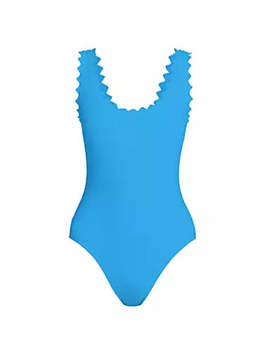 Lucky Brand Junior's Stitch in Time High Neck Monokini One Piece
