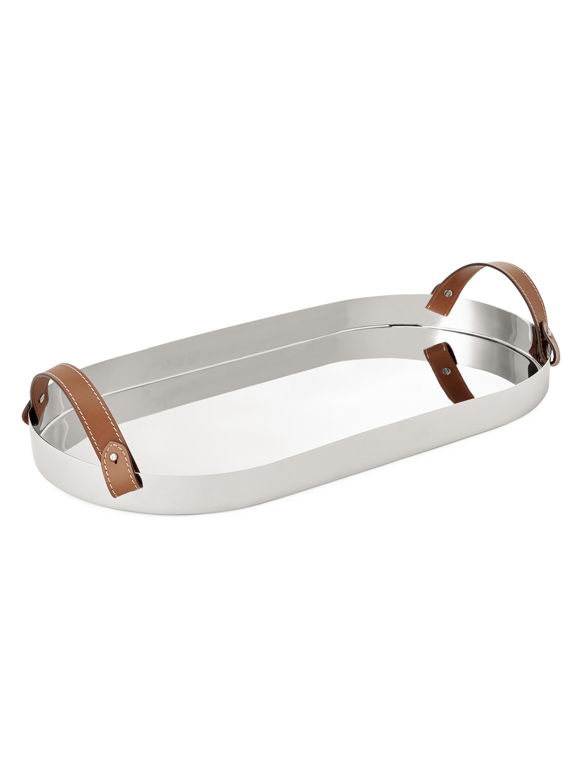 Ralph Lauren Wyatt Stainless Steel Tea Tray