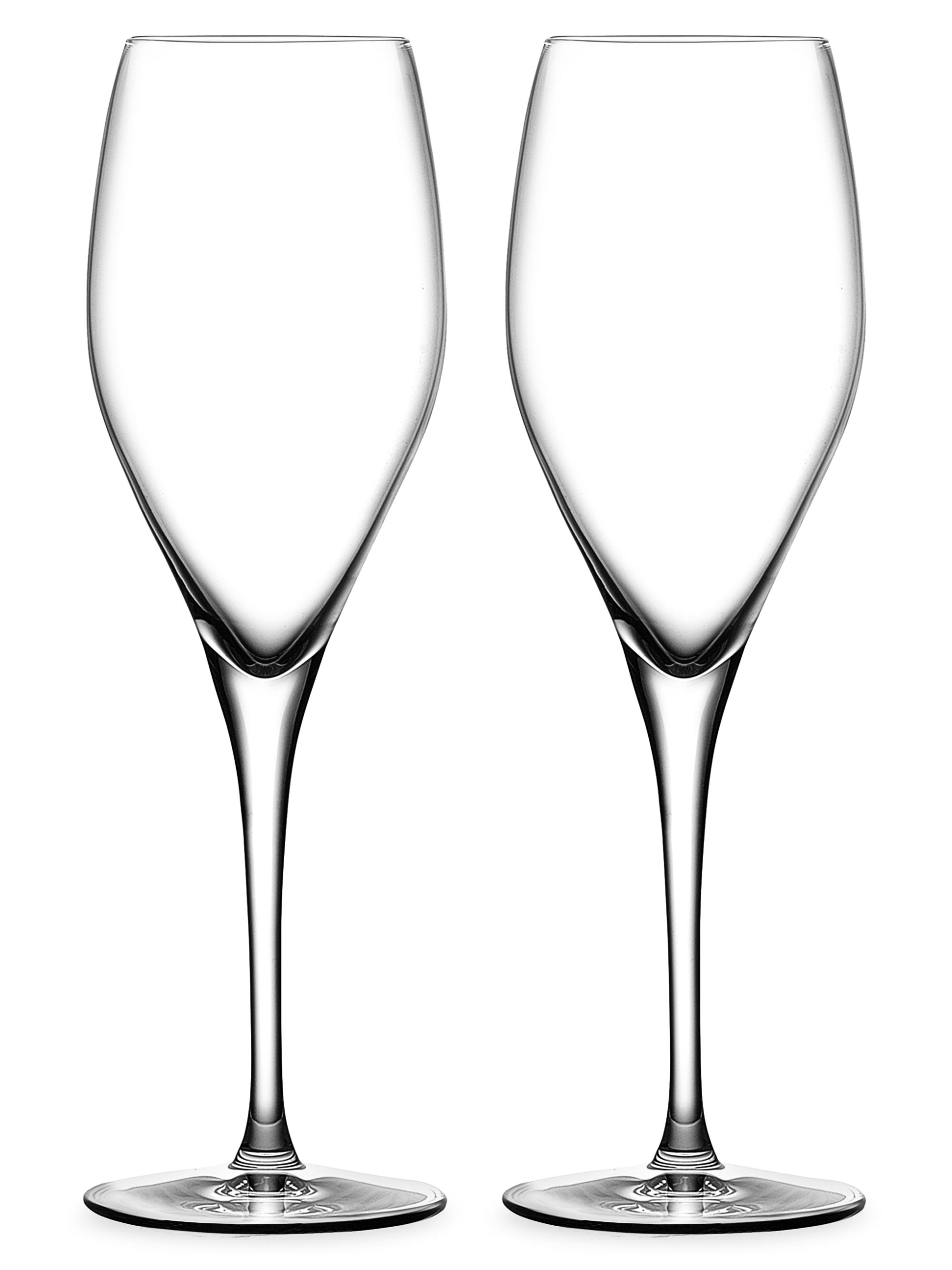 Nude Glass 2-Piece Vintage Champagne Glass Set