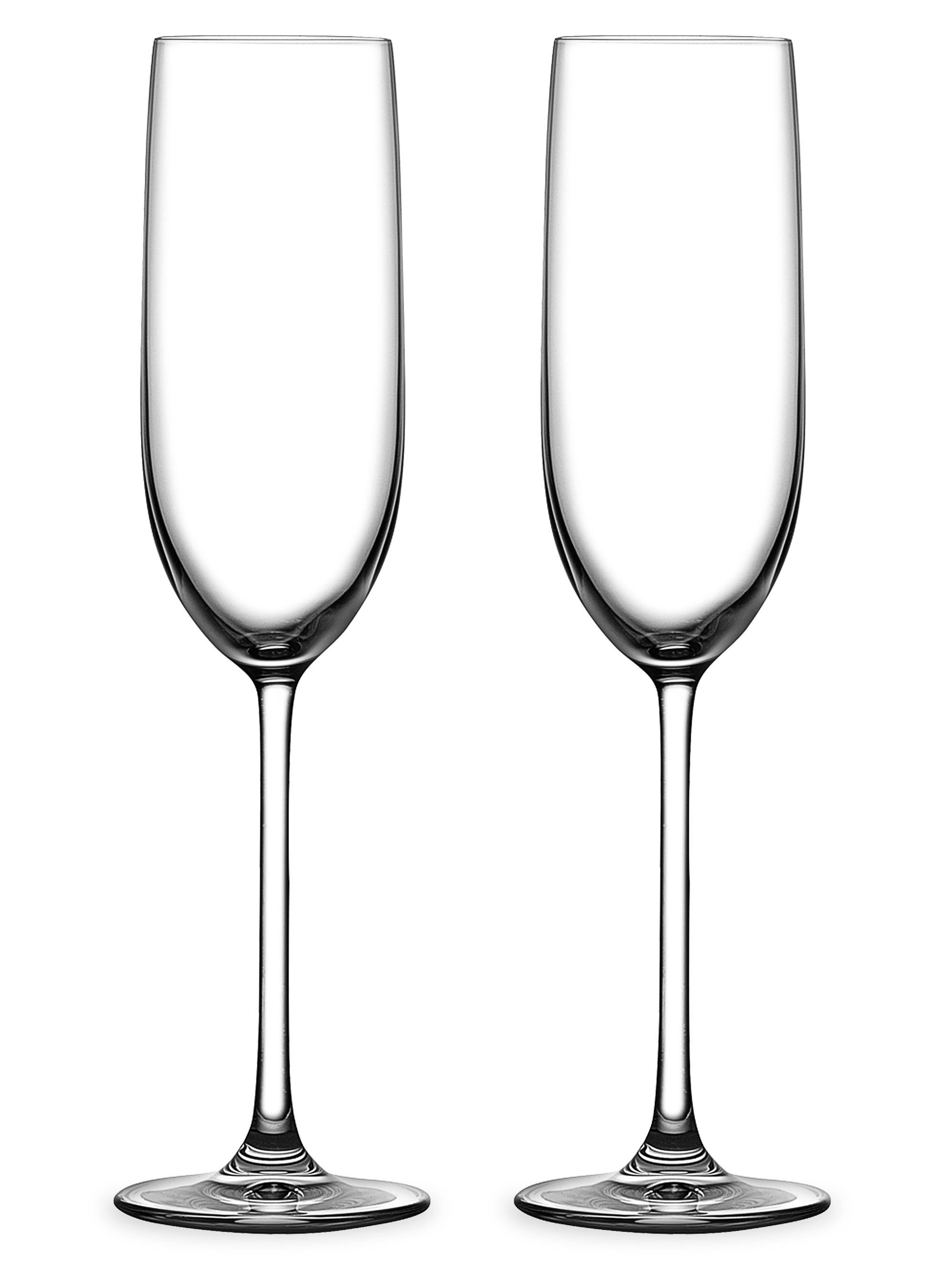 Nude Glass Vintage 2-Piece Champagne Glass Set