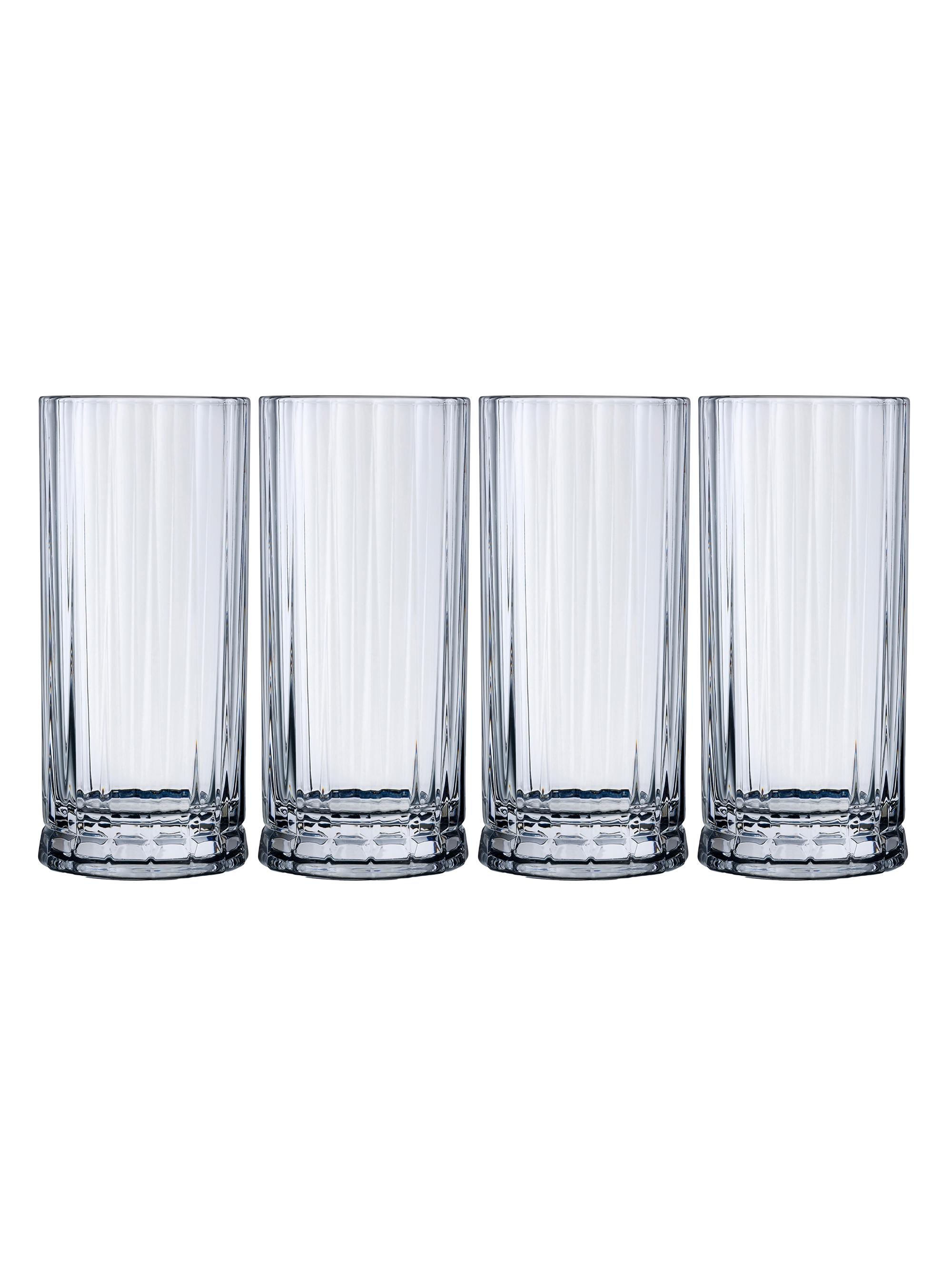 Nude Glass Set Of 4 Wayne Highball Glasses