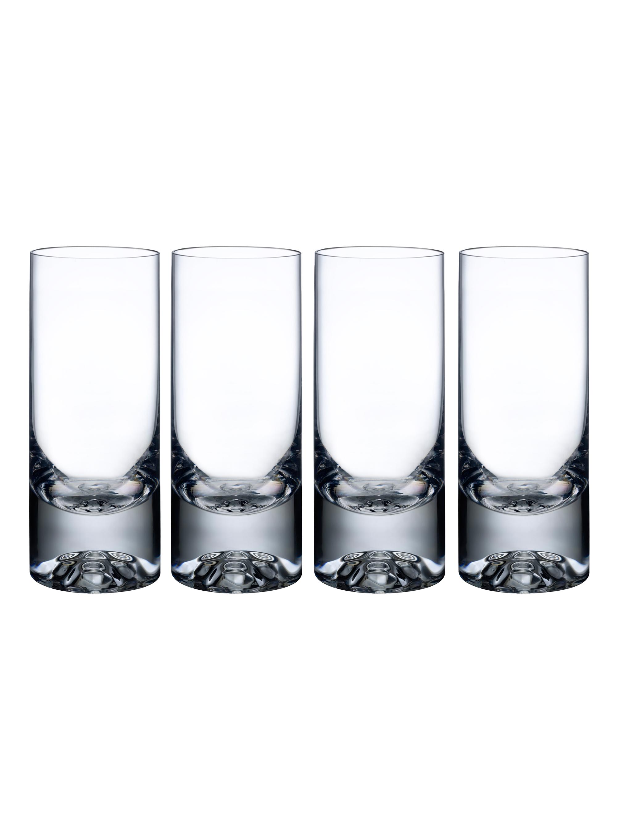 Nude Glass Shade 4-Piece Highball Glass Set