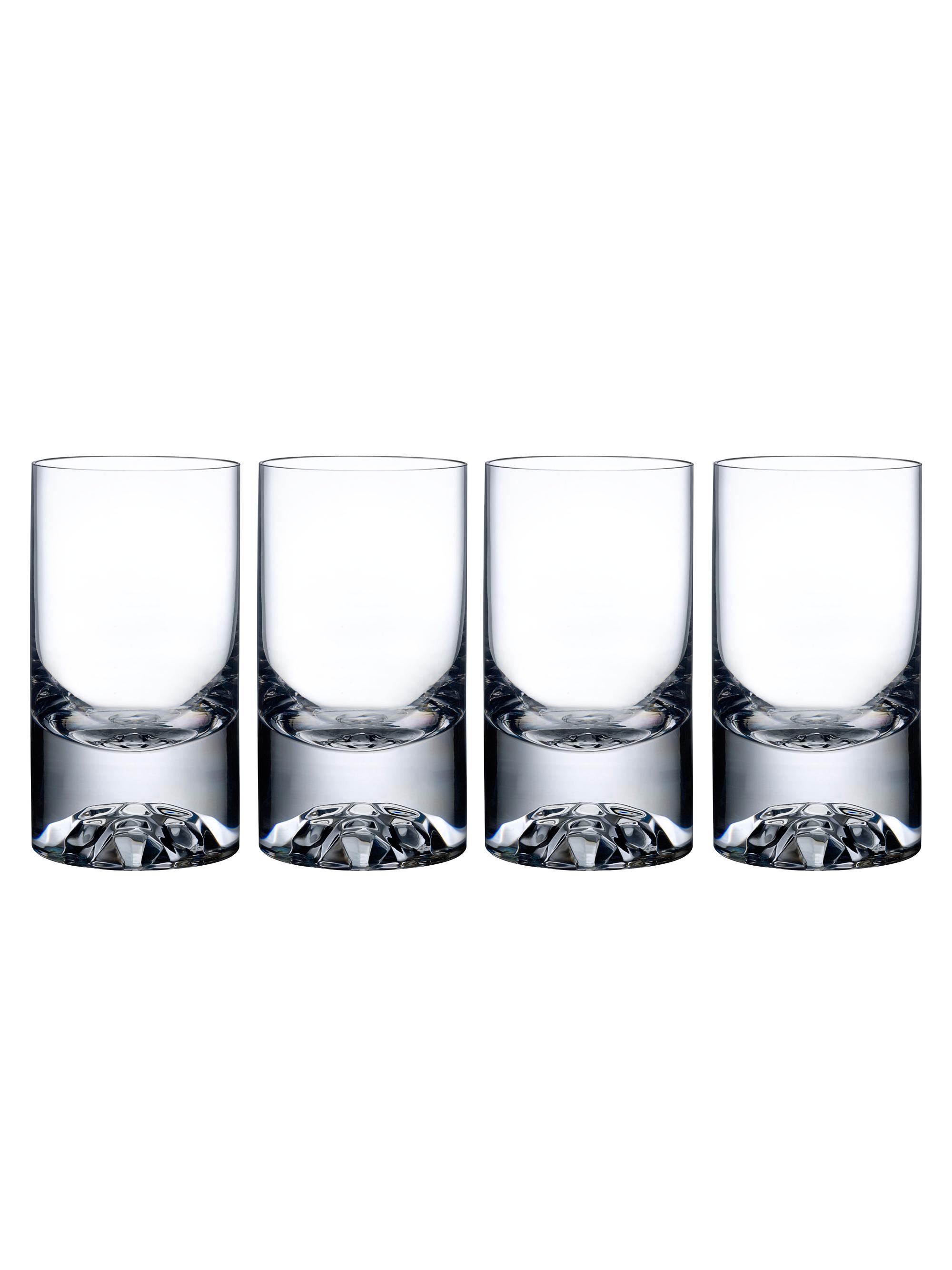 Nude Glass Shade 4-Piece Lowball Glass Set