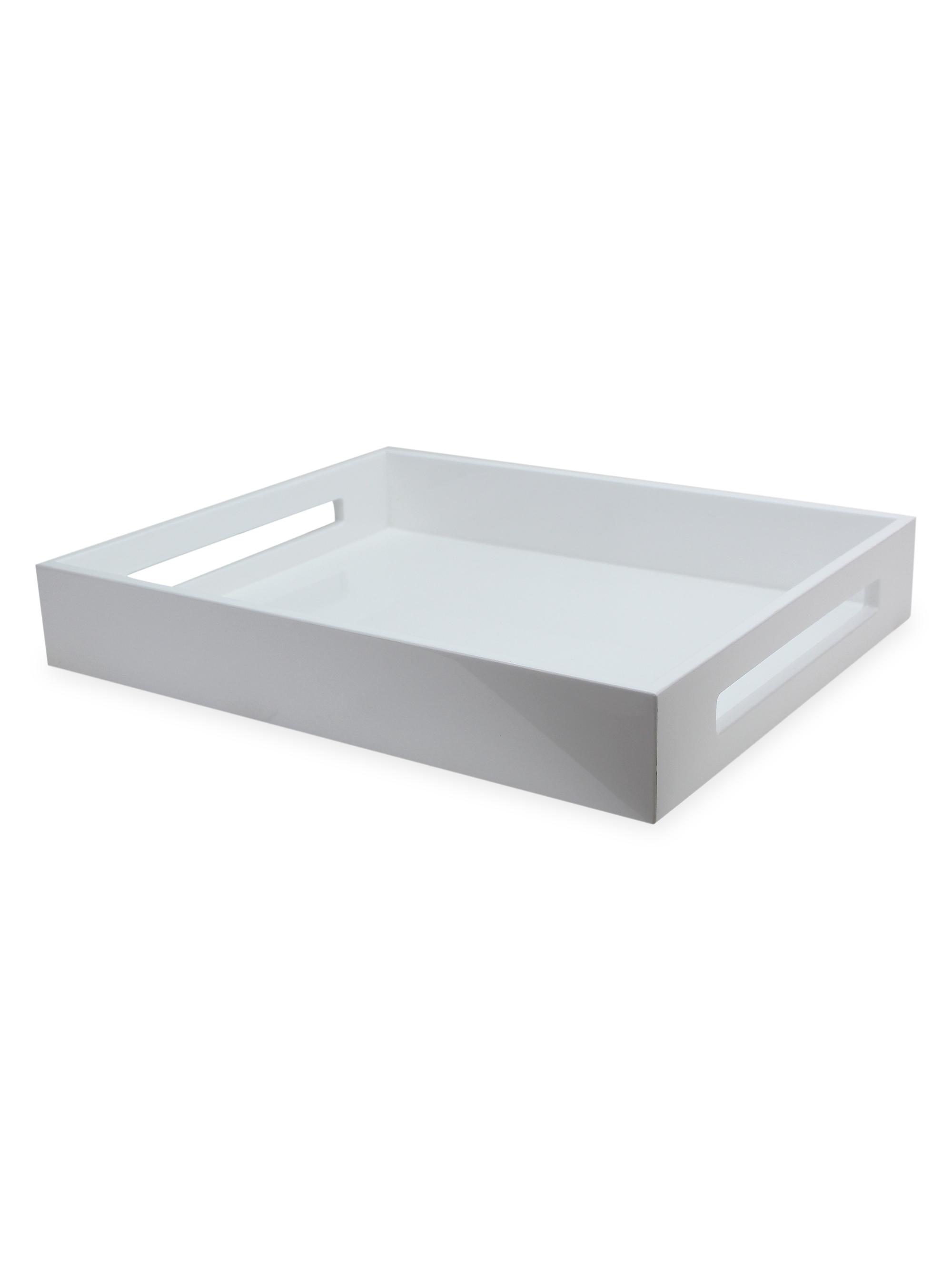 Addison Ross Lacquered Chiffon Tray - Pale Denim