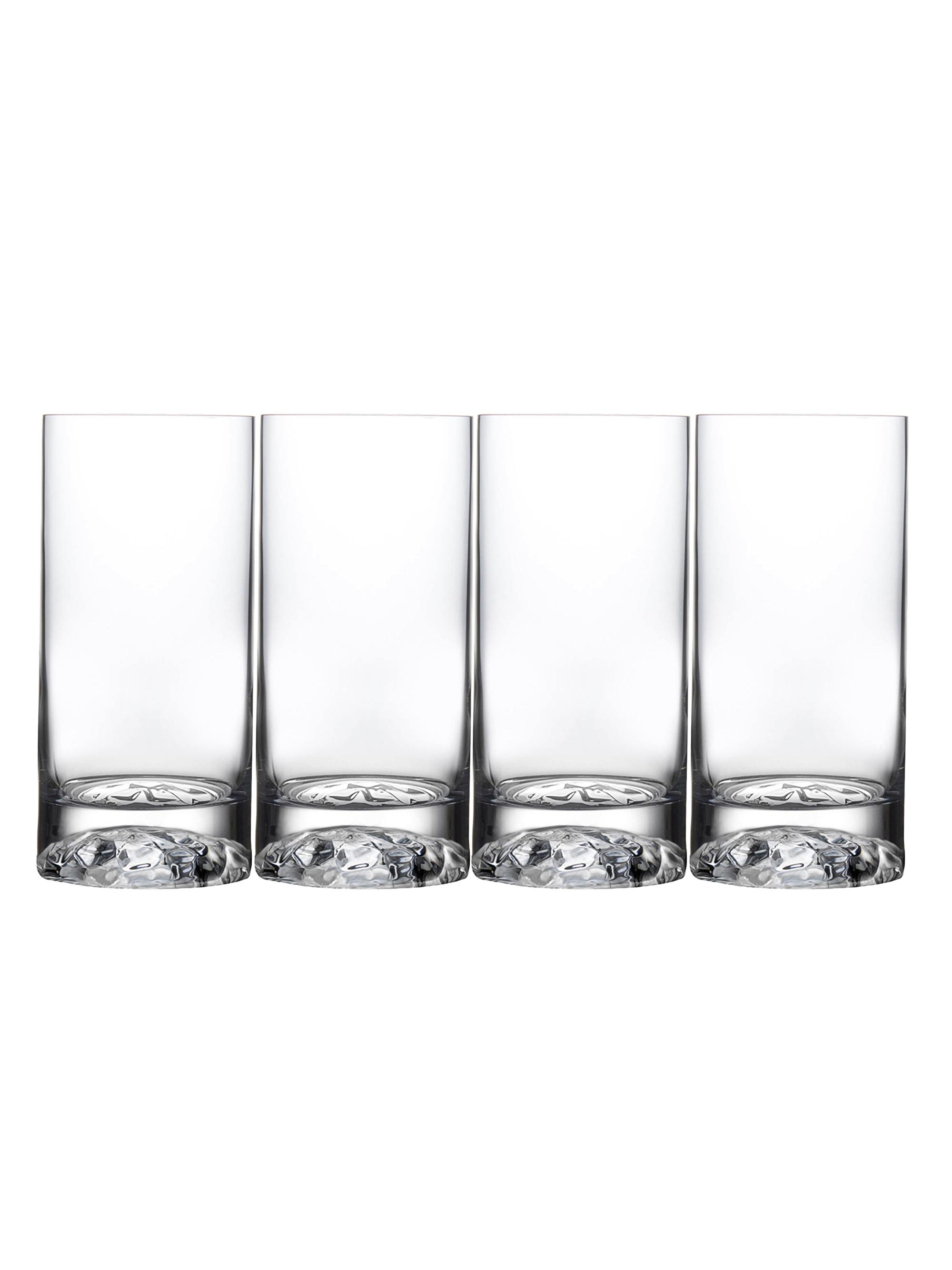 Nude Glass Club Set Of 4 Highball Glasses