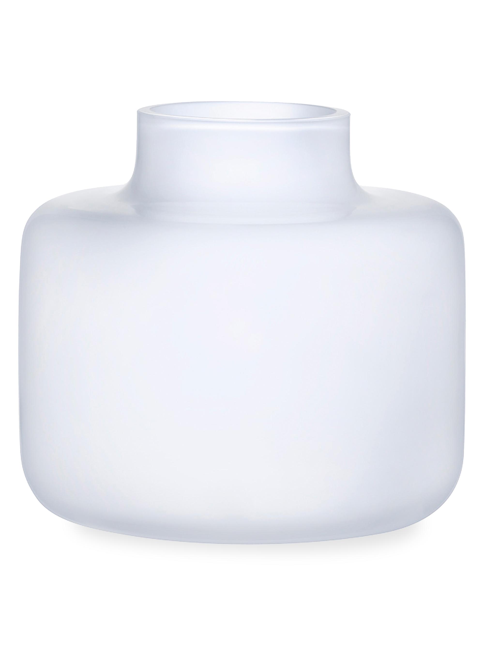 Nude Glass Mini Magnolia Vase - Opal White