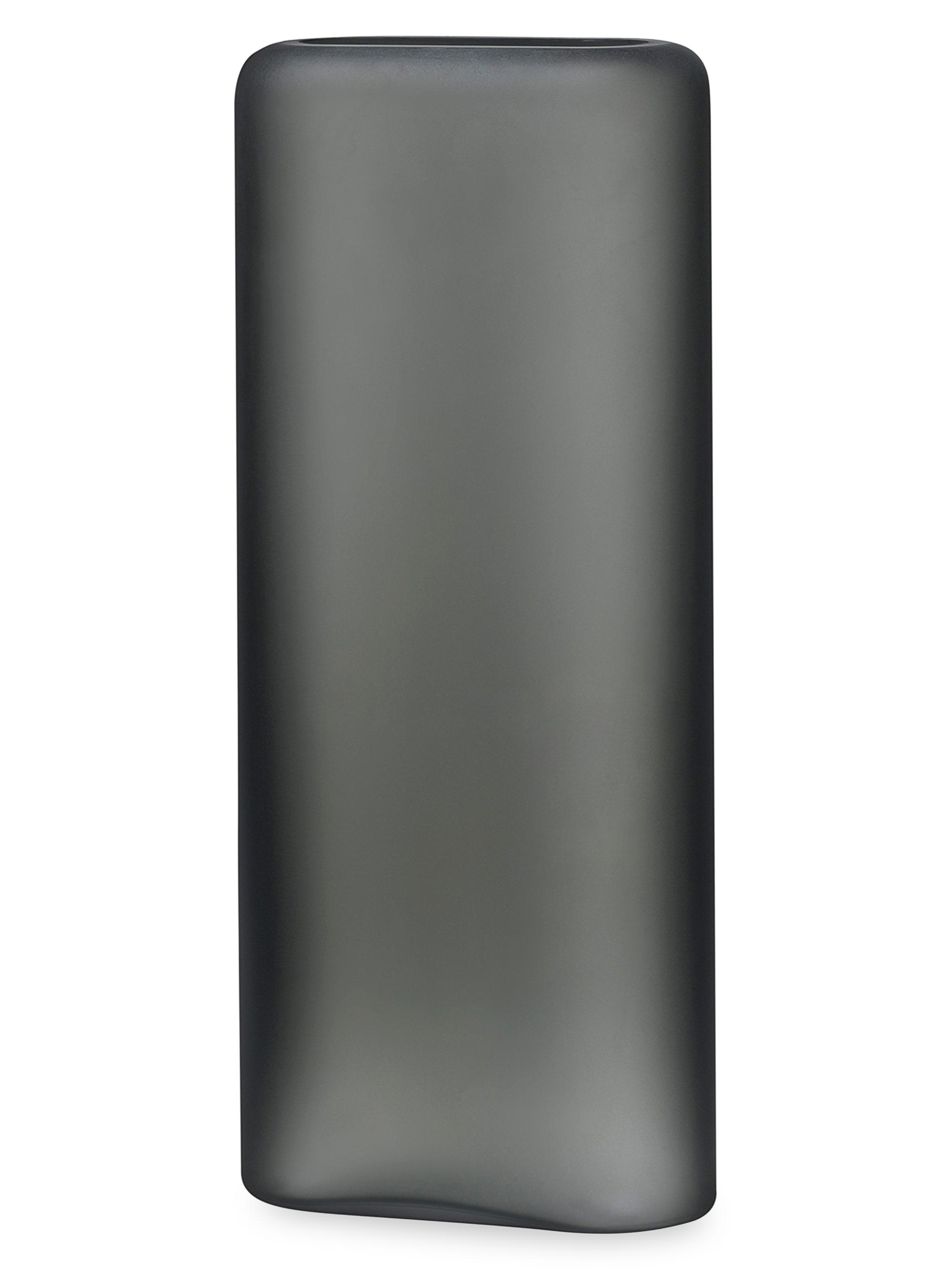 Nude Glass Layers Small Vase - Smoke