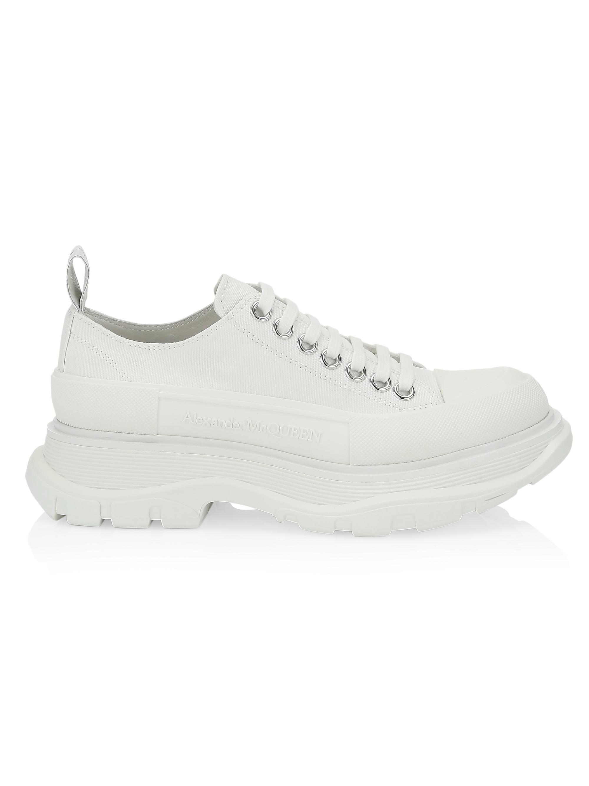 Alexander McQueen lace-up low-top sneakers - White