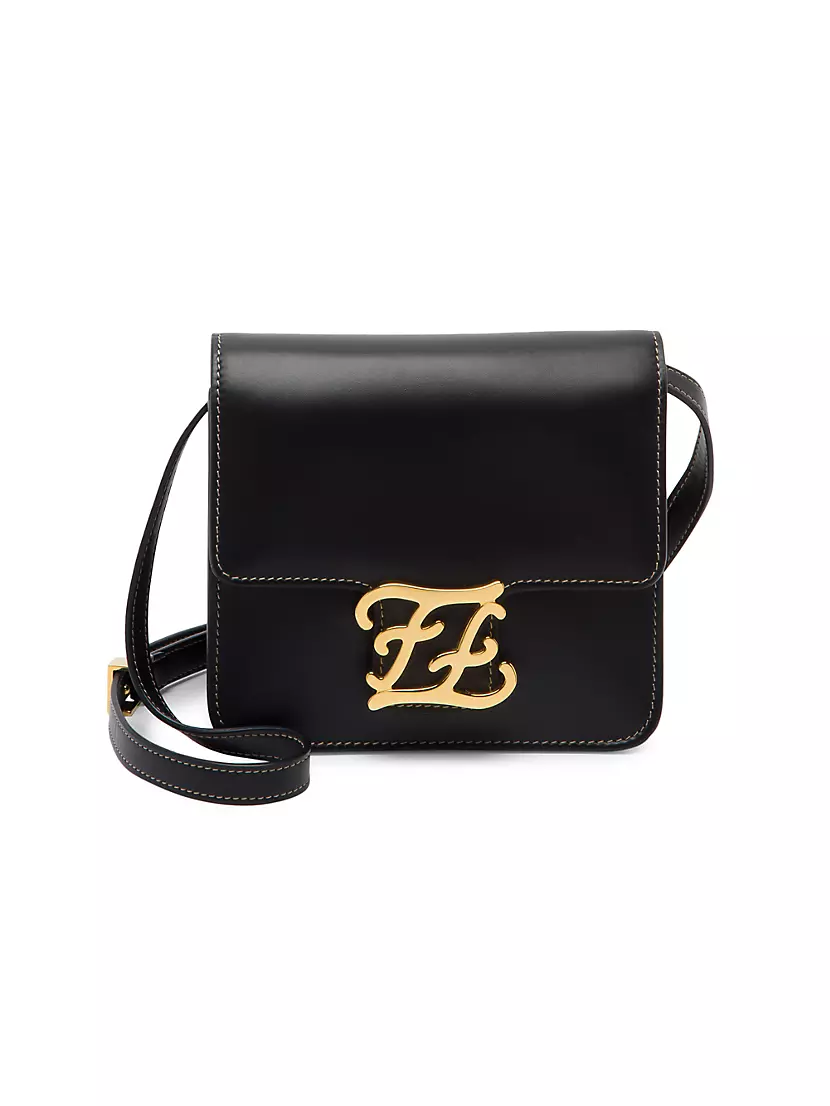 Fendi Black Karligraphy Patent Leather Crossbody Bag ref.223057 - Joli  Closet