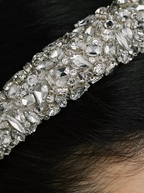 Shop Jennifer Behr Czarina Crystal Headband | Saks Fifth Avenue