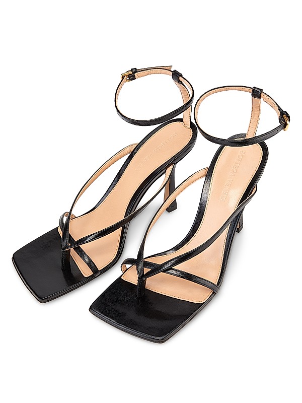 Shop Bottega Veneta Stretch Leather Strappy Thong Sandals Shop Bottega Veneta Stretch Leather Strappy Thong Sandals
