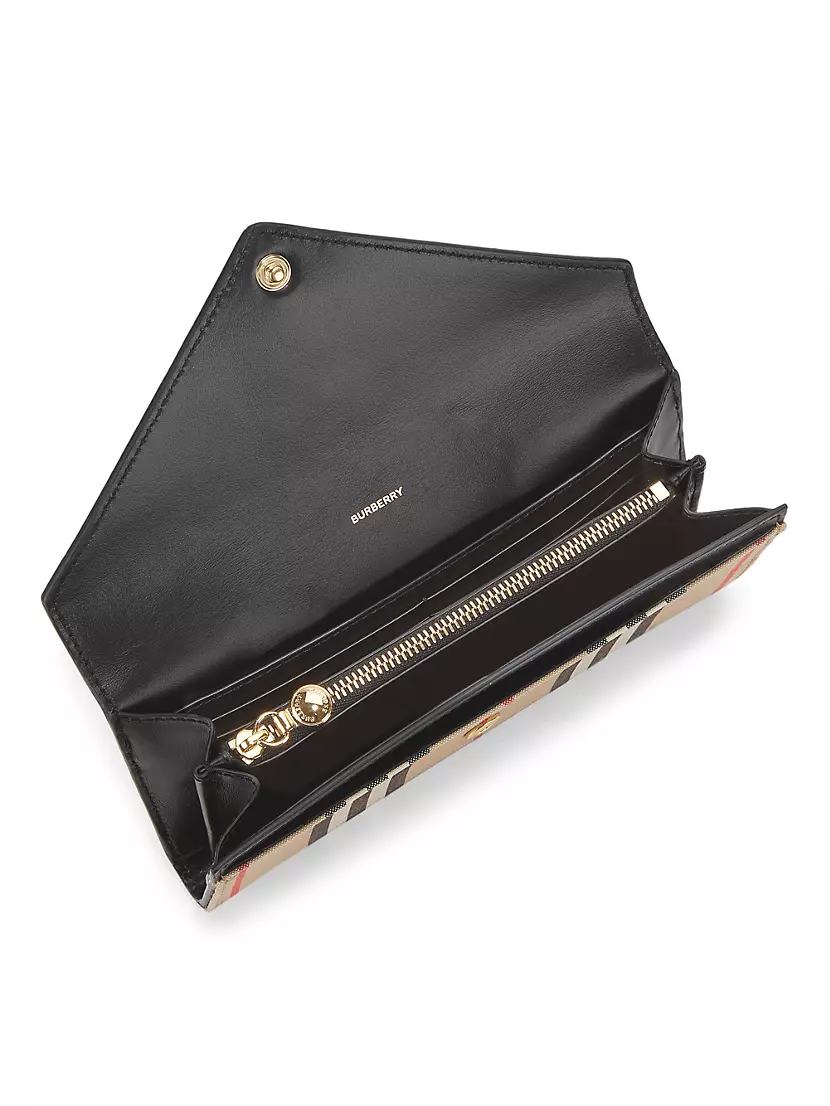 Wallets & purses Burberry - Halton Vintage Check leather wallet - 4071410