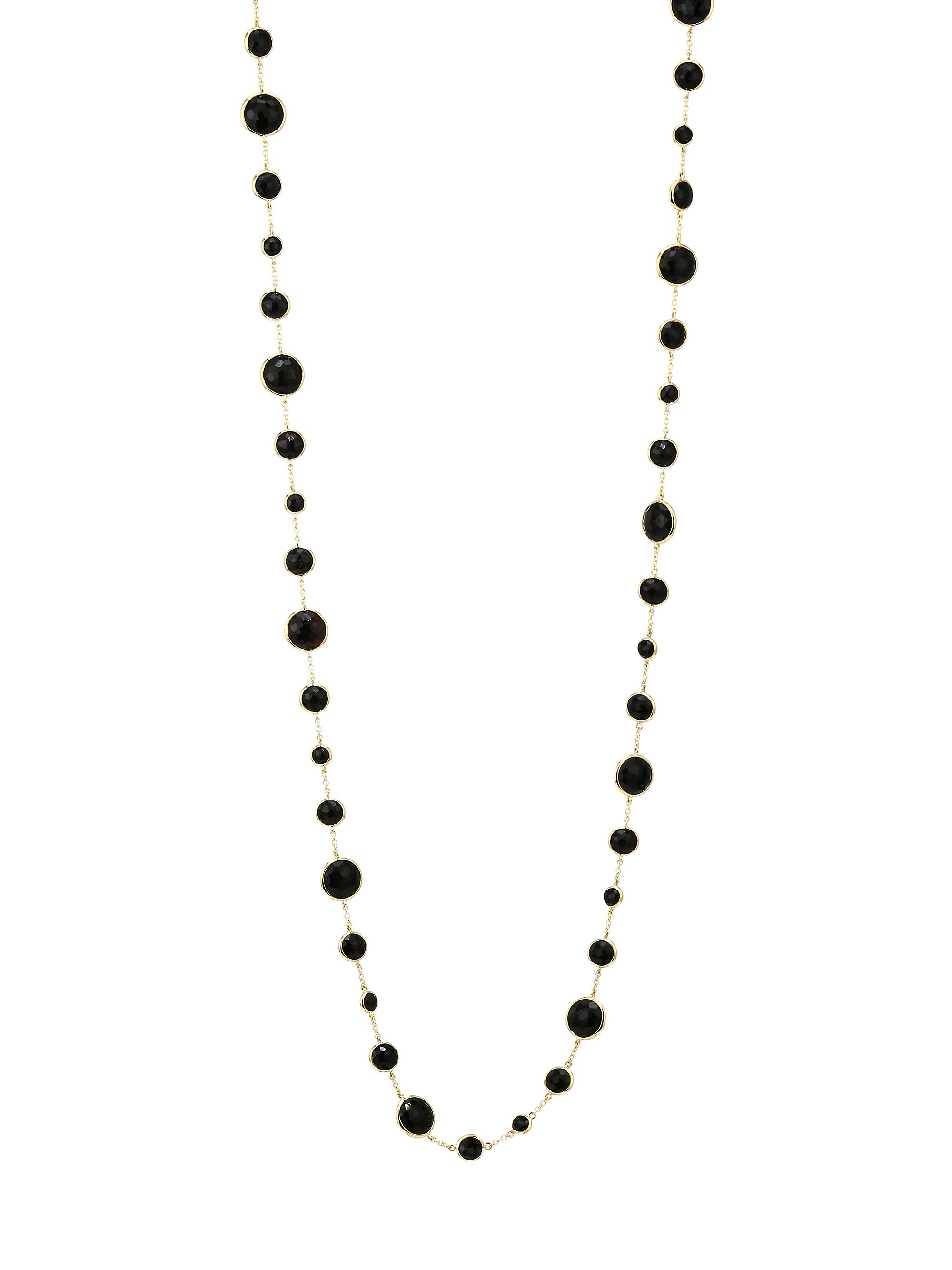 Ippolita Women's Lollipop Long Lollitini 18K Yellow Gold & Onyx Necklace - Gold