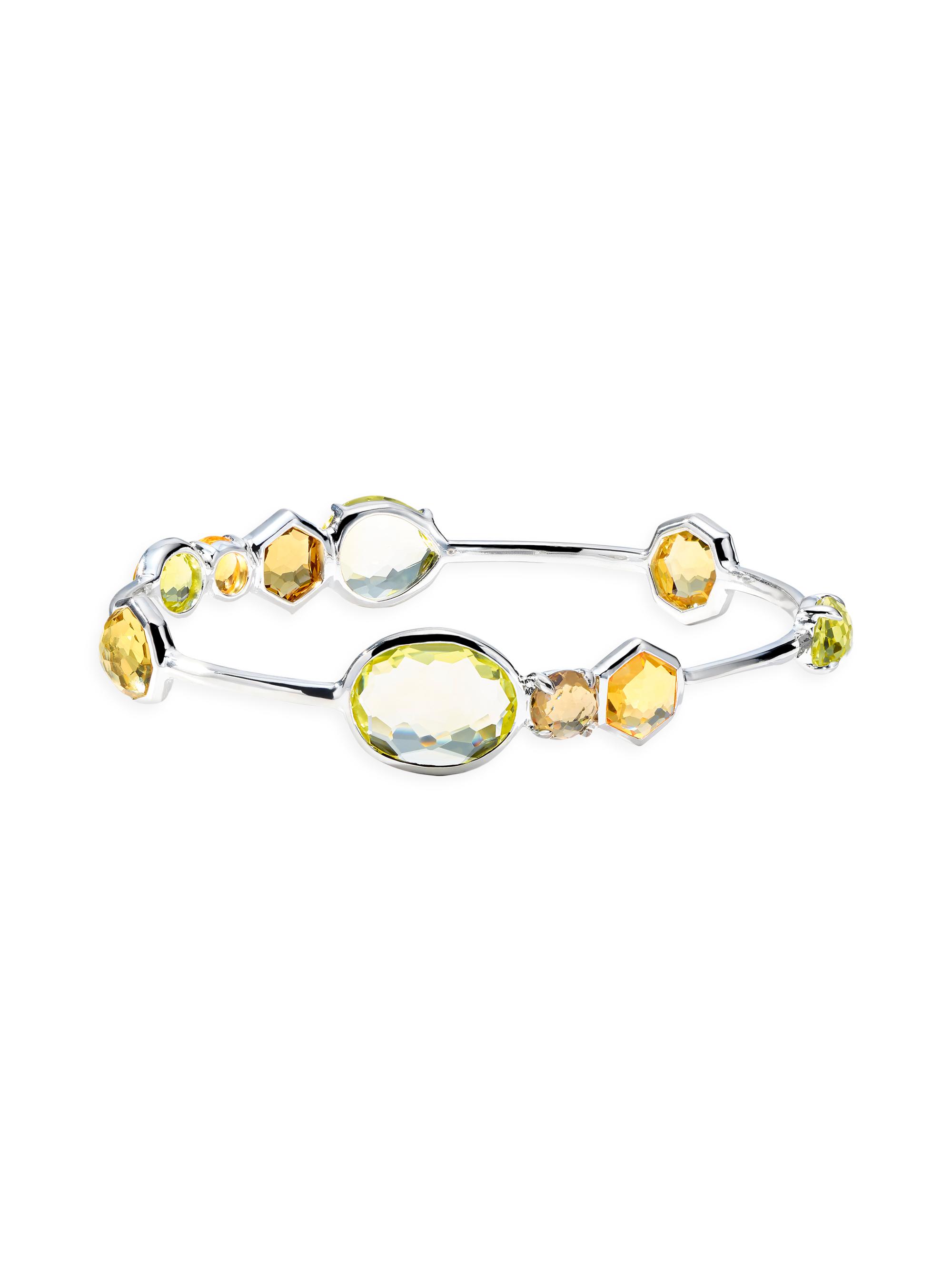 Ippolita Women's Rock Candy Gelato 10-Stone Sterling Silver Bangle - Girasole