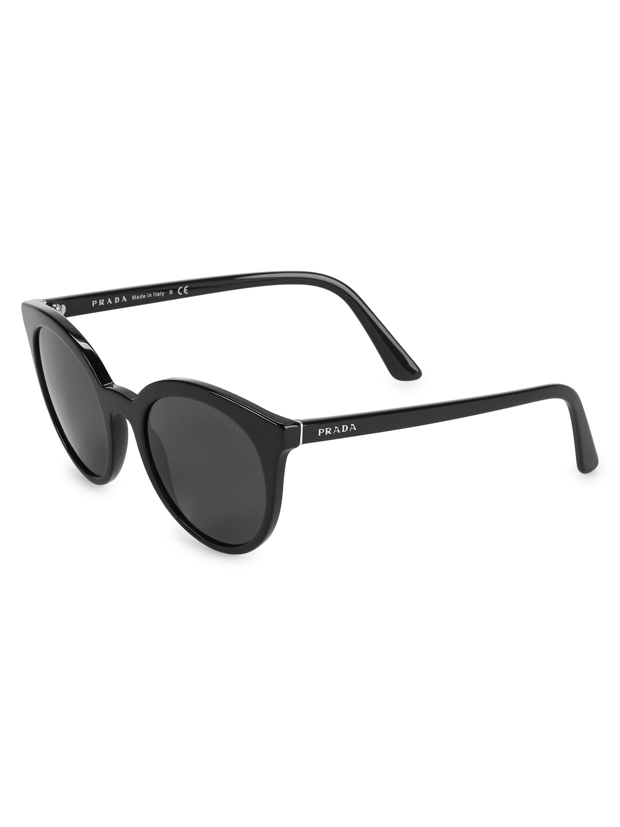 Prada 53MM Oval Sunglasses | Saks Fifth Avenue
