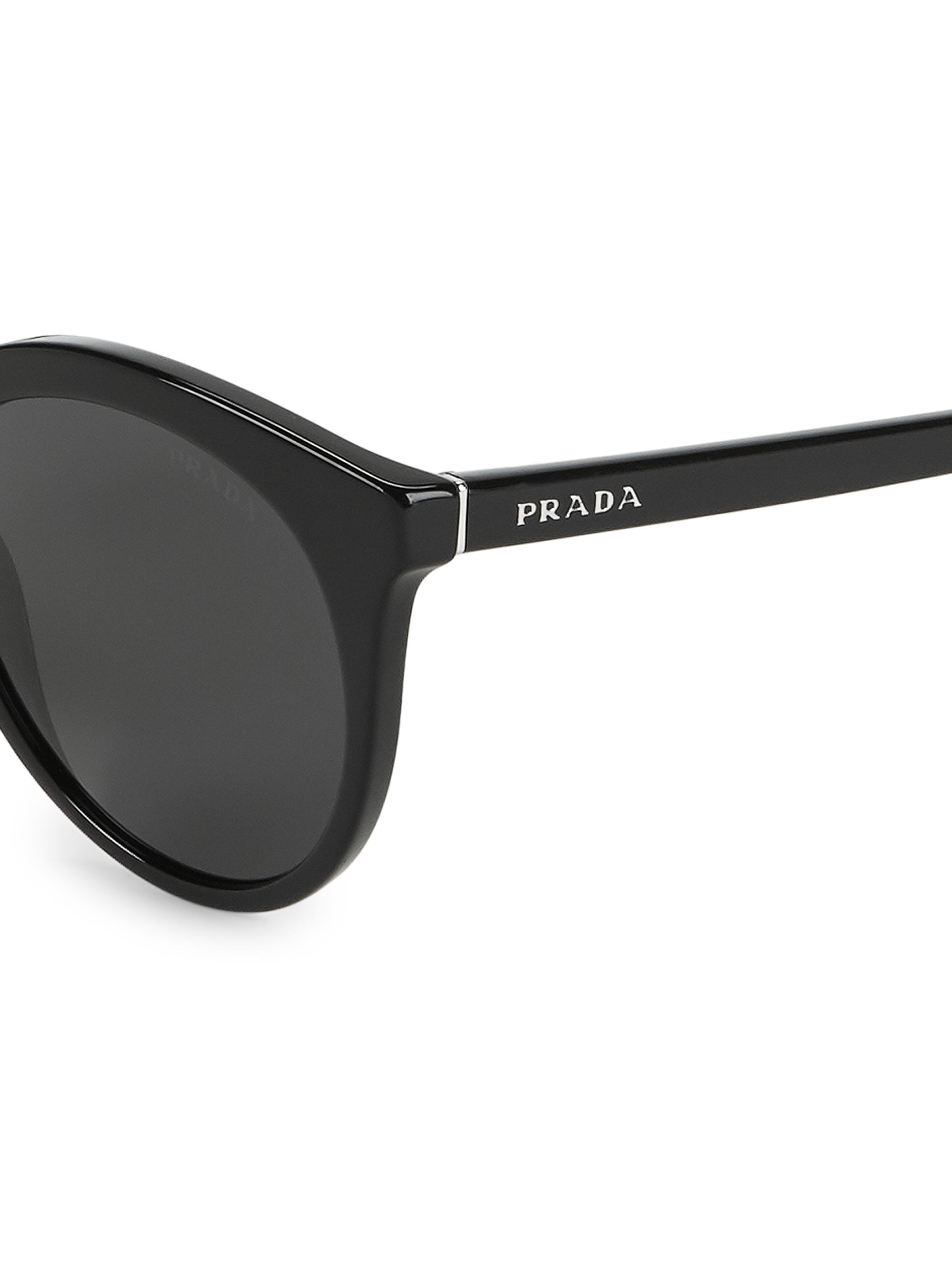 Prada 53MM Oval Sunglasses | Saks Fifth Avenue