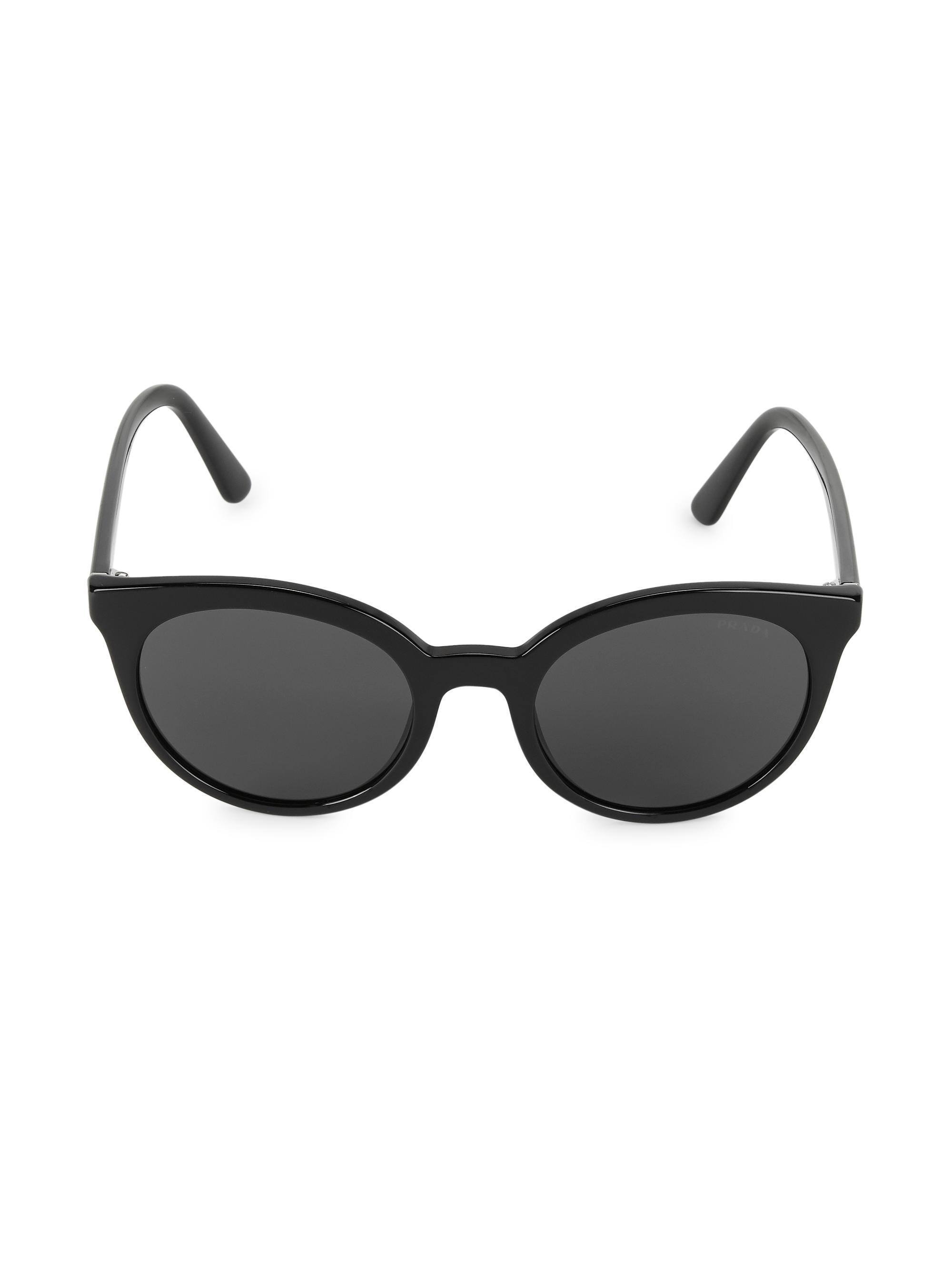 Prada 53MM Oval Sunglasses | Saks Fifth Avenue