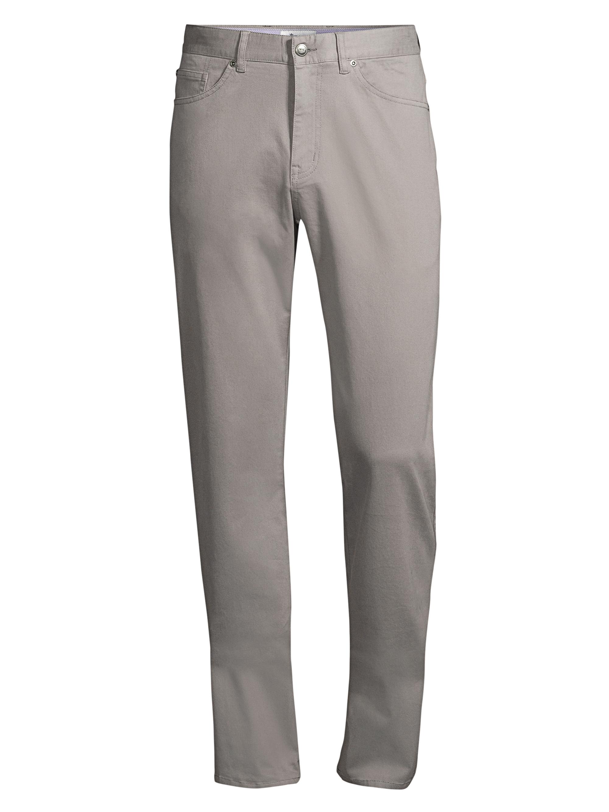 Peter Millar Men's Regular-Fit Ultimate Sateen Five-Pocket Pants - Gale Grey