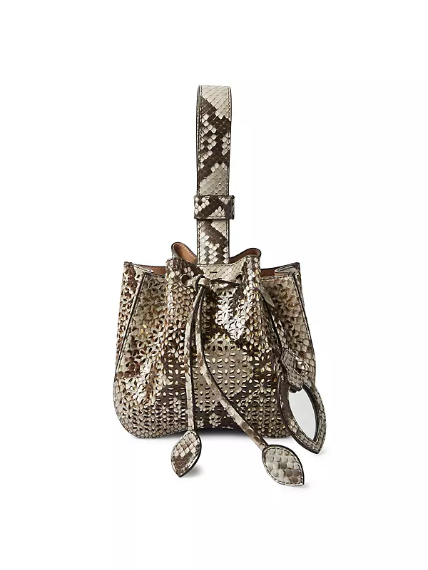 Mini Rose-Marie Python Bracelet Bag
