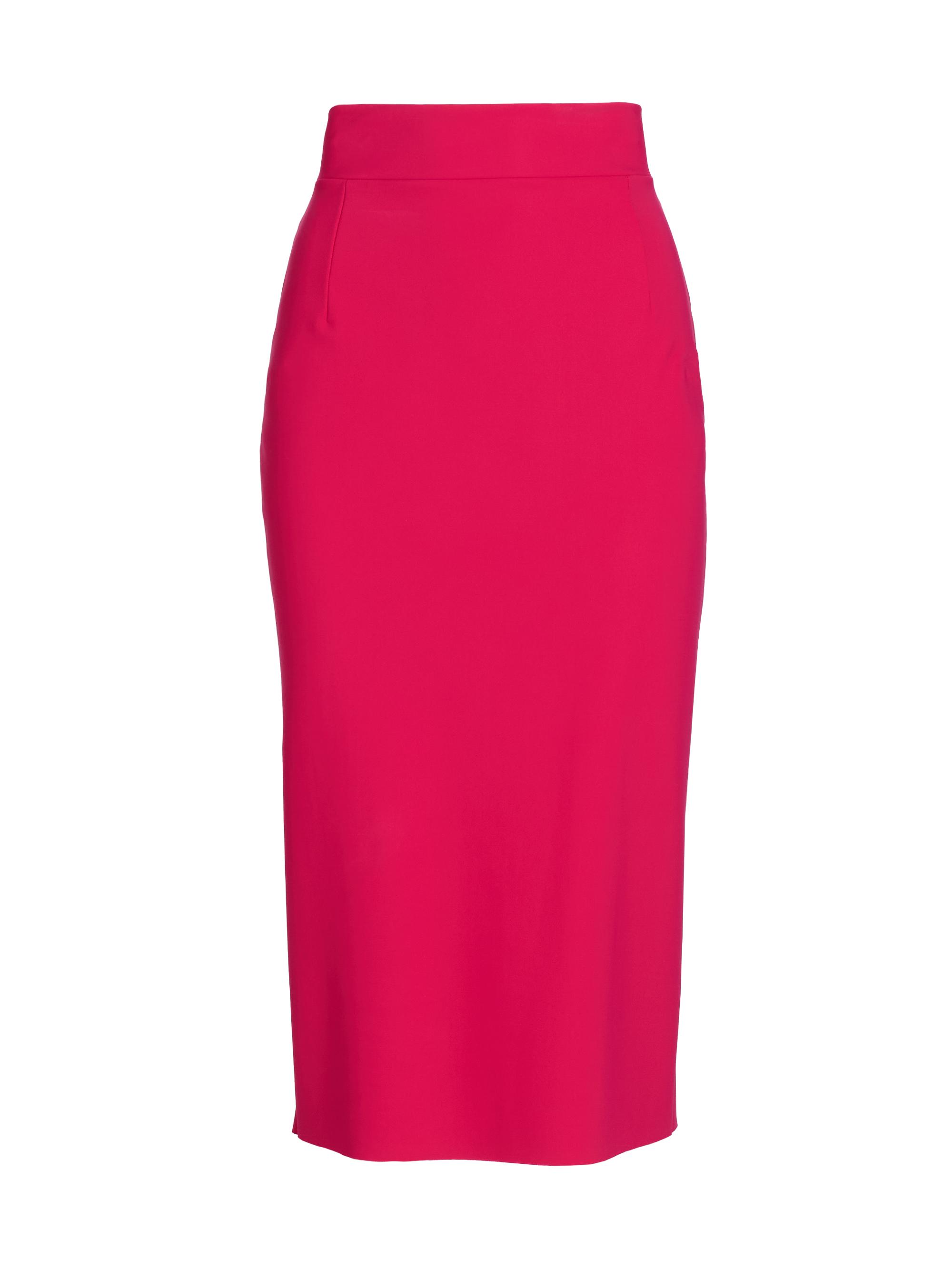 Chiara Boni La Petite Robe Women's Lumi Jersey Knee-Length Skirt - Lampone