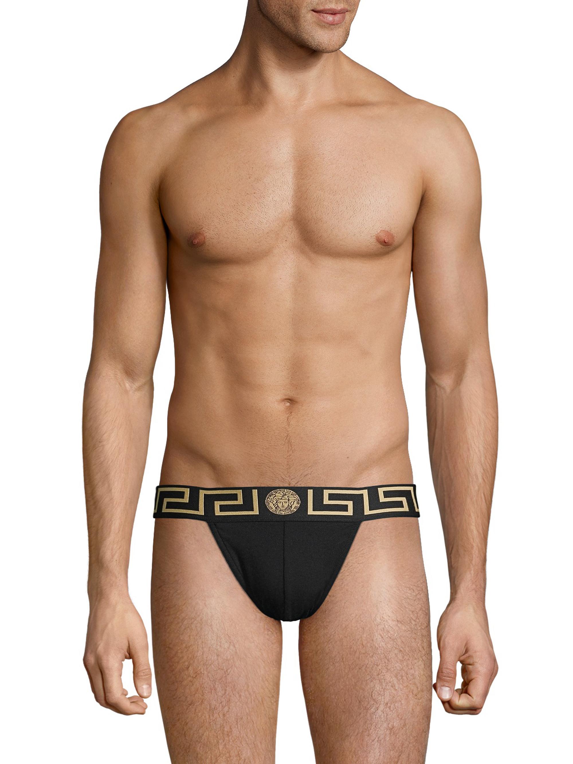 Versace Logo Jockstrap Briefs | Saks Fifth Avenue