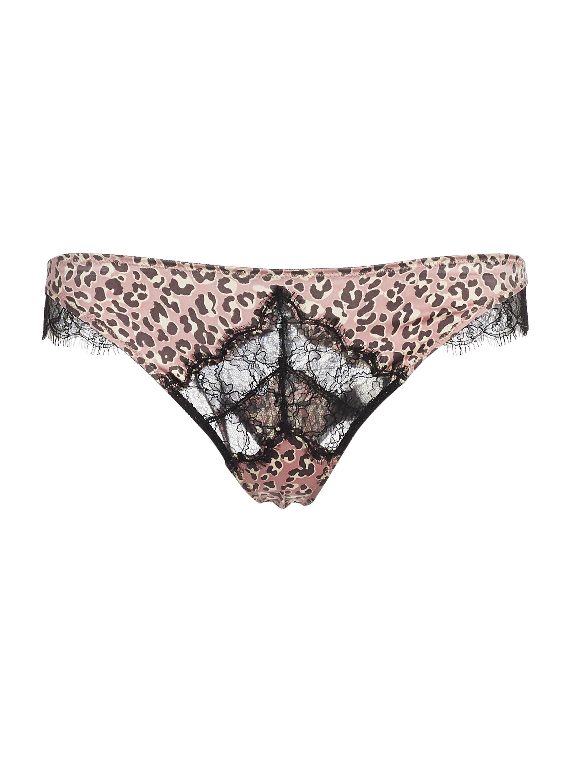 Kiki de Montparnasse Women's Lace & Animal Print Brief - Leopard