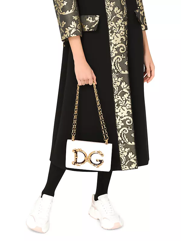 Dolce & Gabbana Kids Girls Patent Leather Handbag