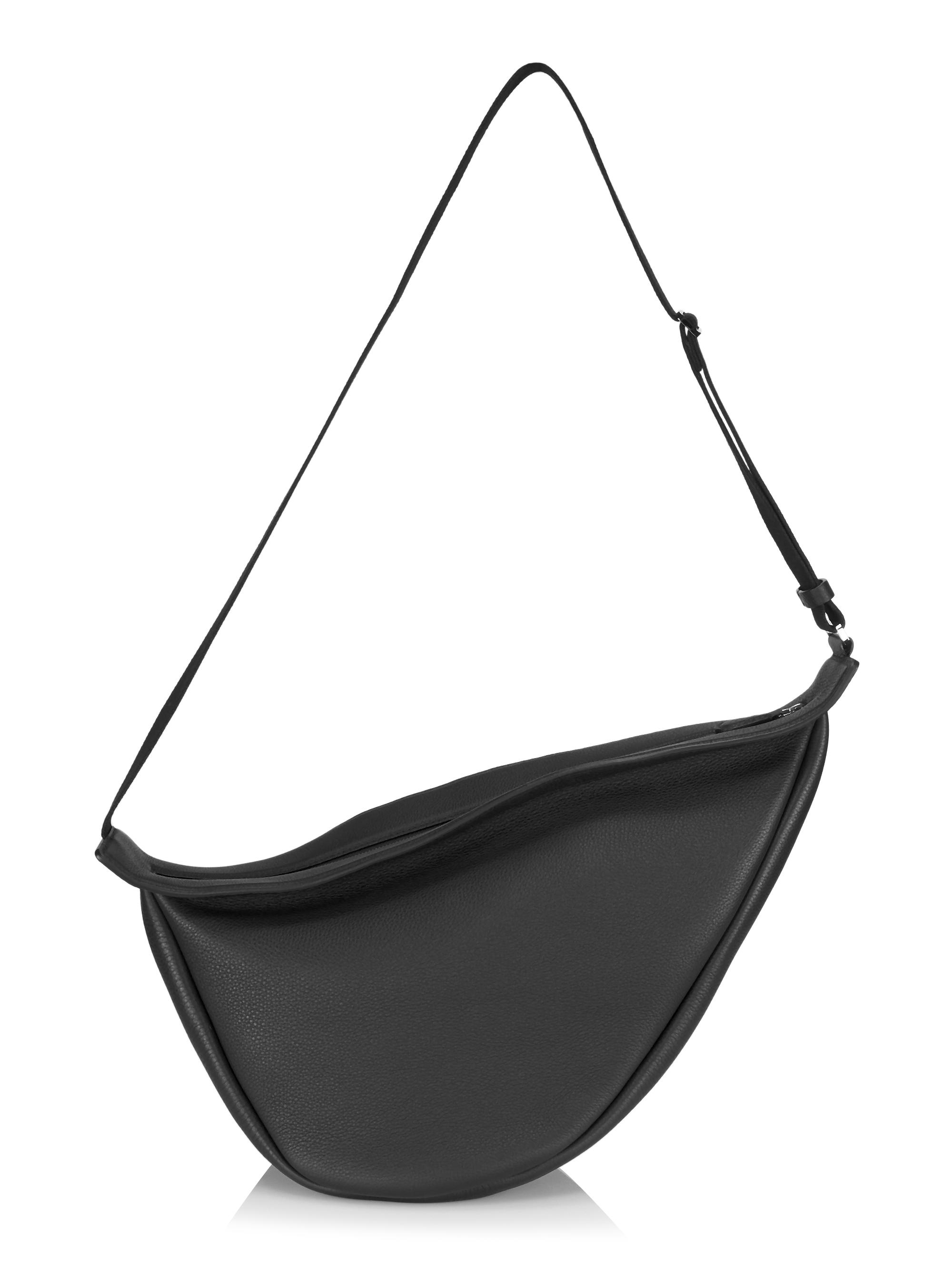 THE ROW / スモール Slouchy Banana バッグ レザー Small Slouchy Banana Bag Black in Leather – The Row