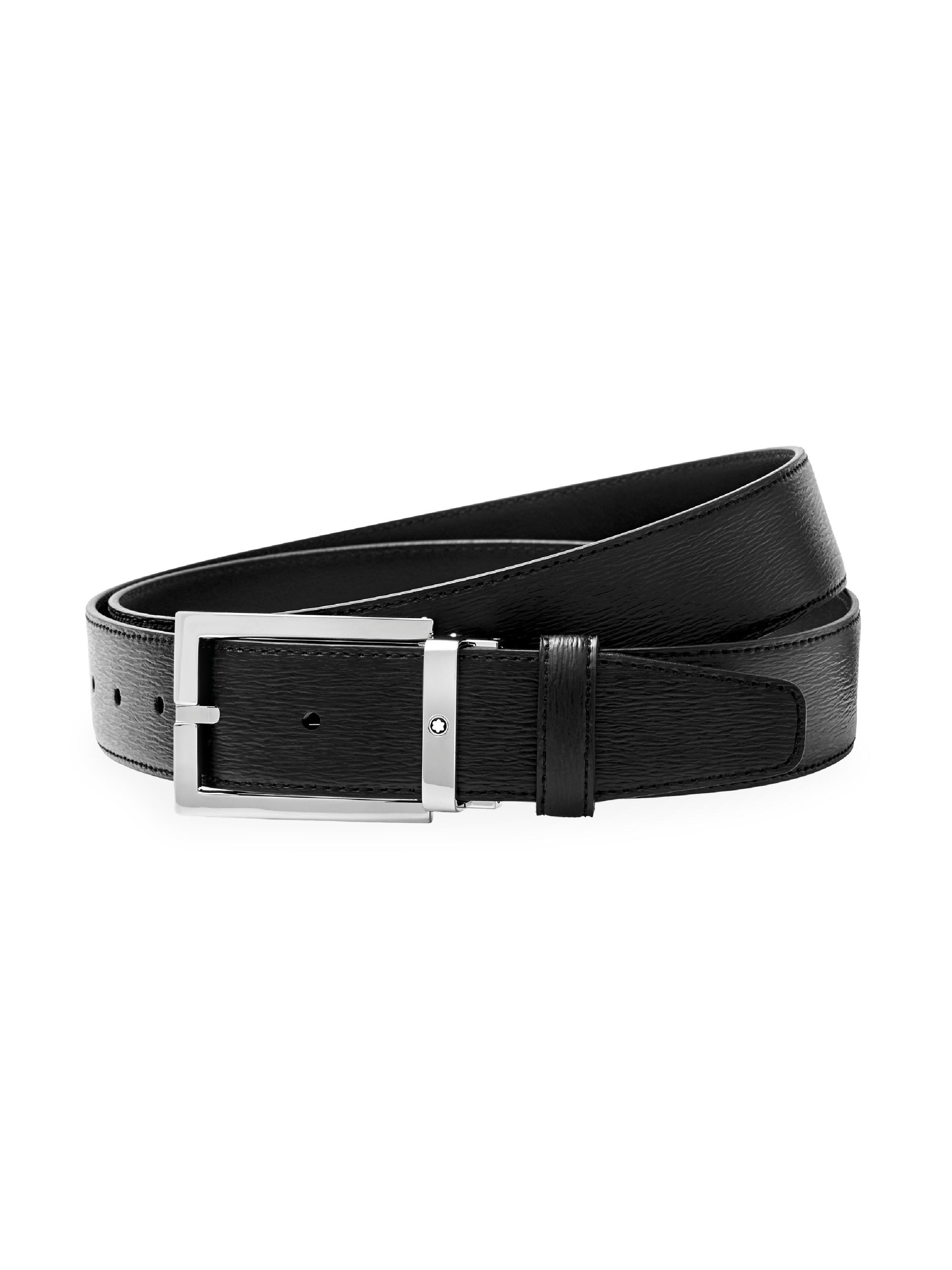 Montblanc Trapeze Adjustable Cut-to-Size Reversible Leather Belt