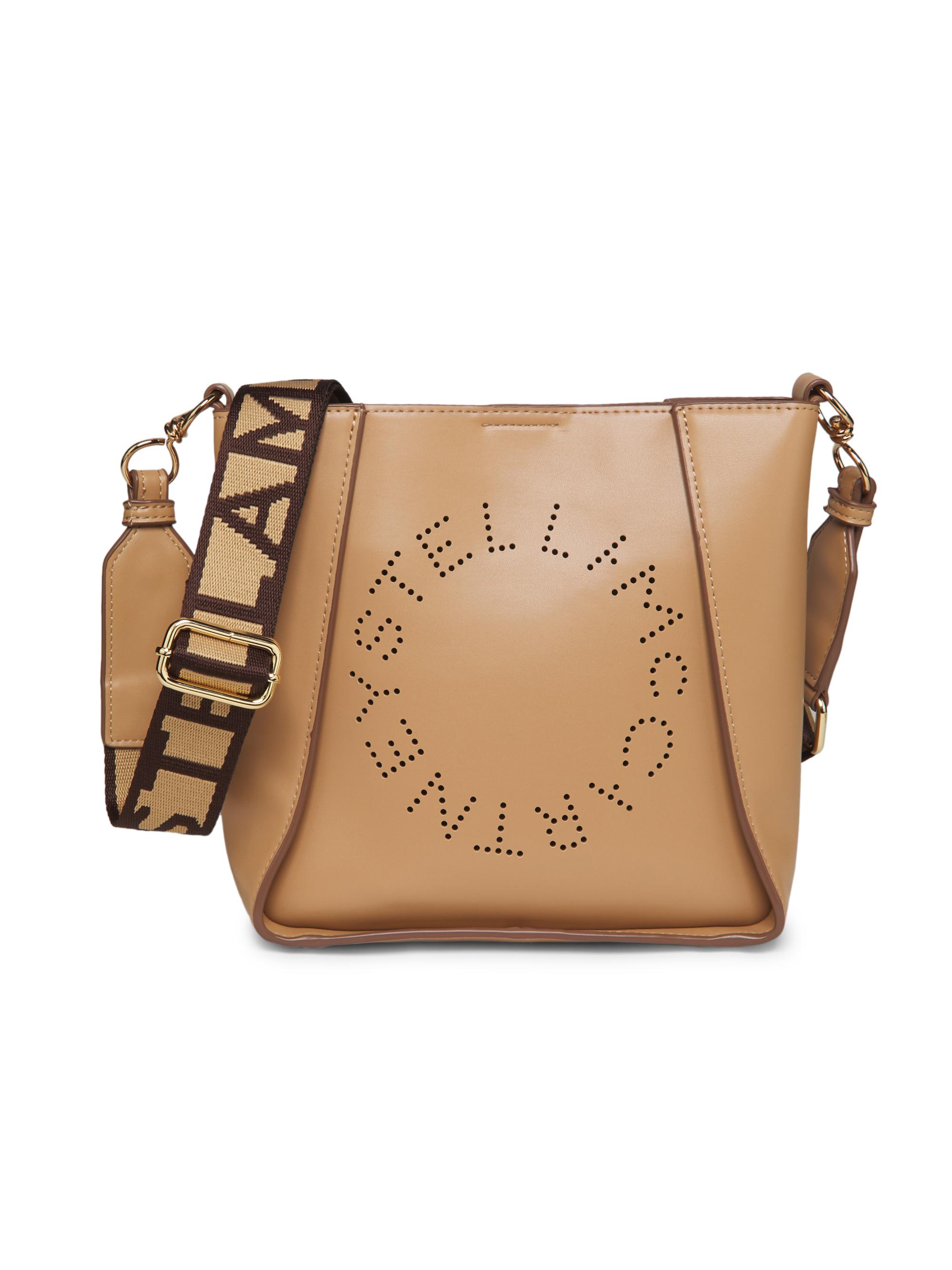 Stella McCartney Vegetarian Leather Logo Crossbody Bag | Saks