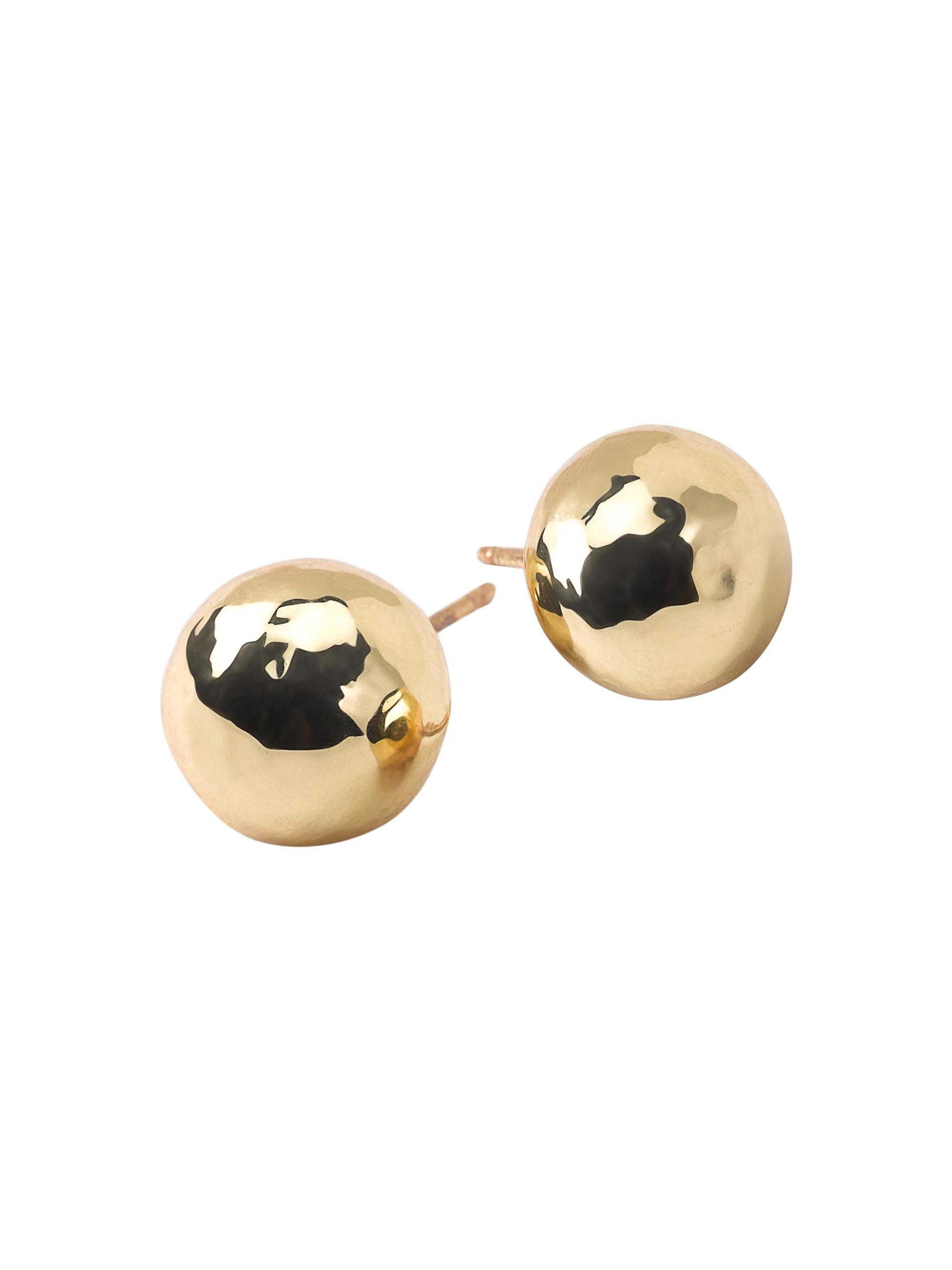 Ippolita Women's Classico 18K Yellow Gold Hammered Ball Stud Earrings - Gold