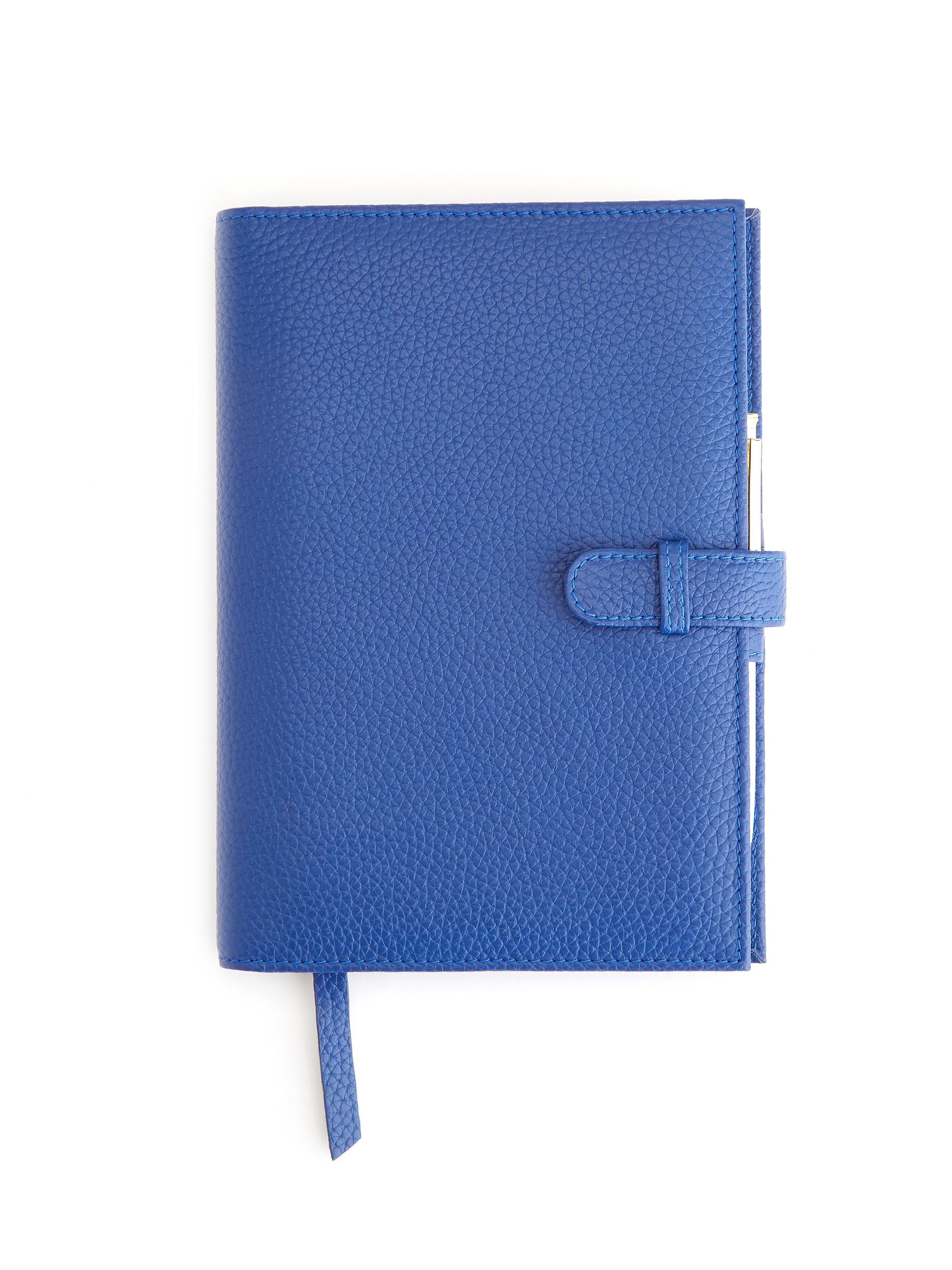 Royce New York Women's Executive Leather Journal - Cobalt Blue