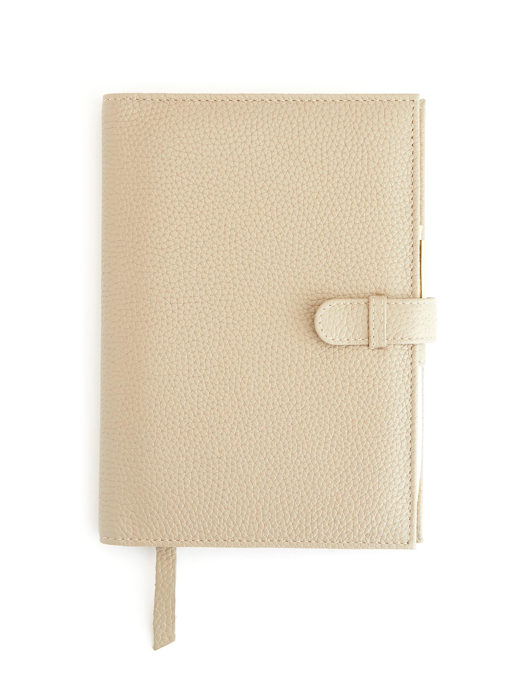 Royce New York Women's Executive Leather Journal - Taupe