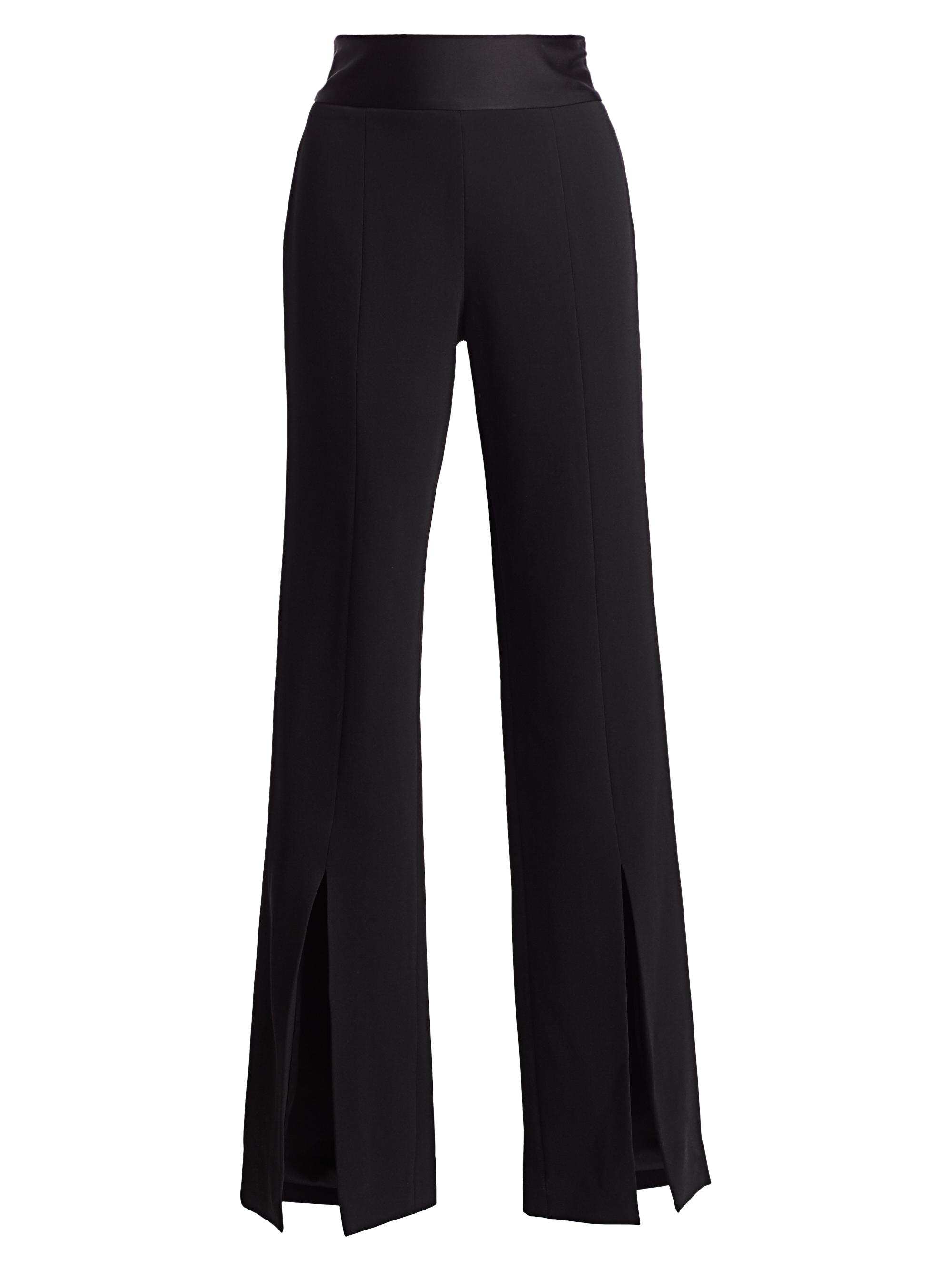 SIMKHAI Women's Slit-Cuff Pants - Black