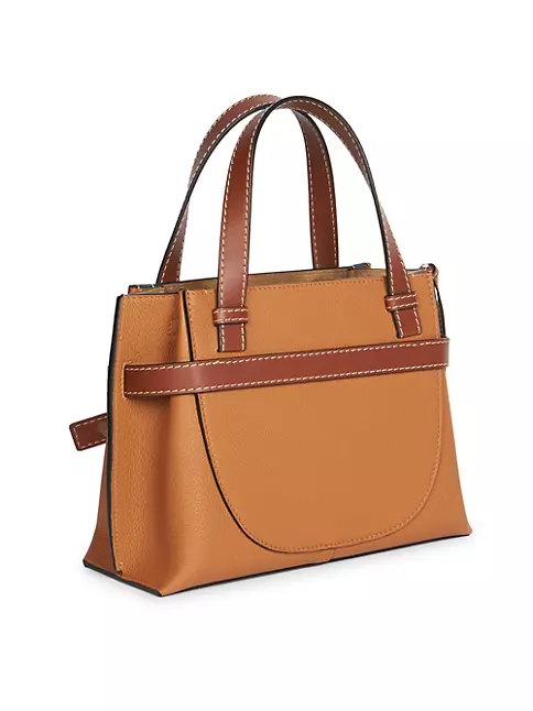 Loewe Gate Bucket Handle Bag In Brown