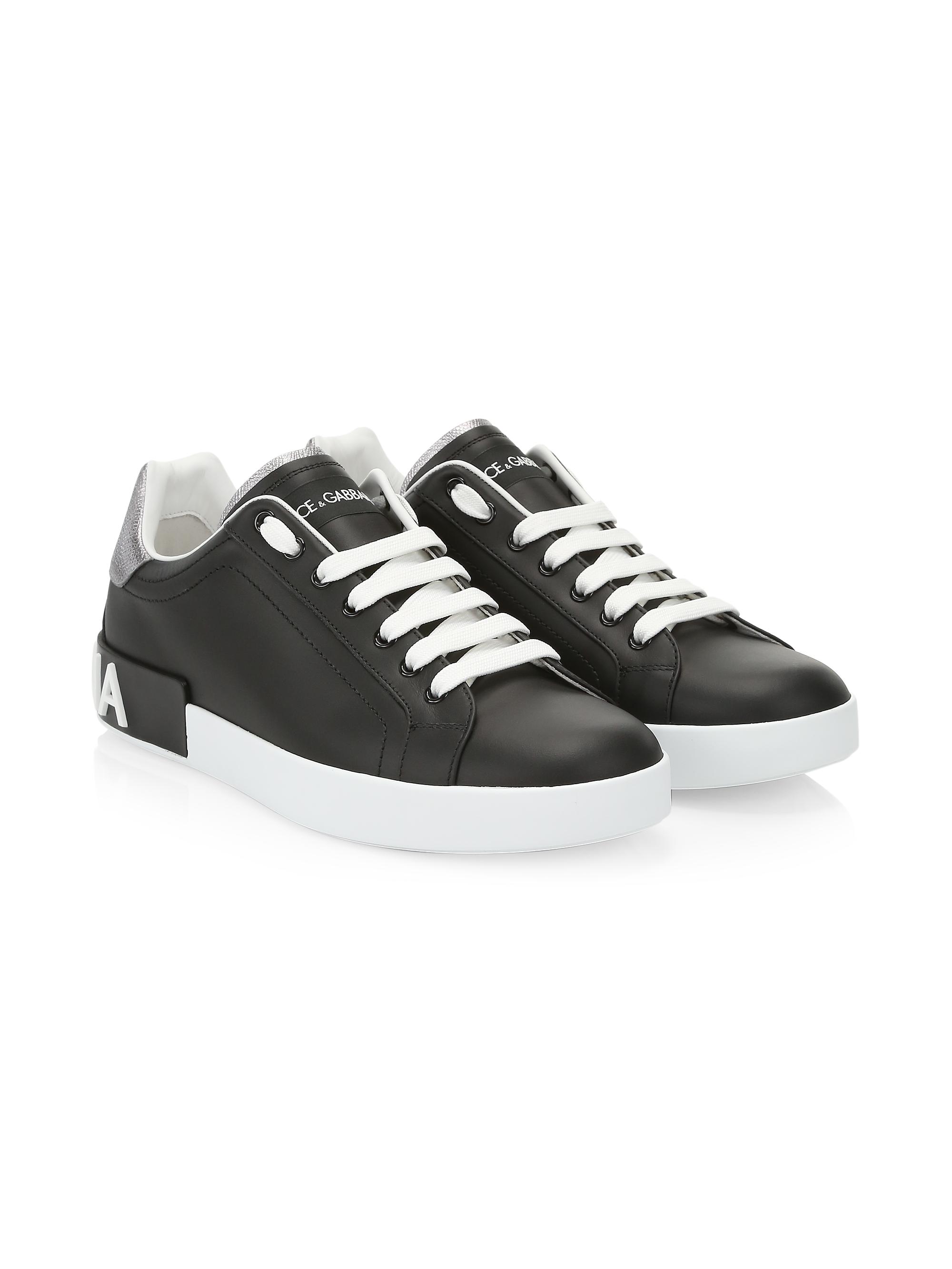 Dolce&Gabbana Portofino Leather Sneakers | Saks Fifth Avenue
