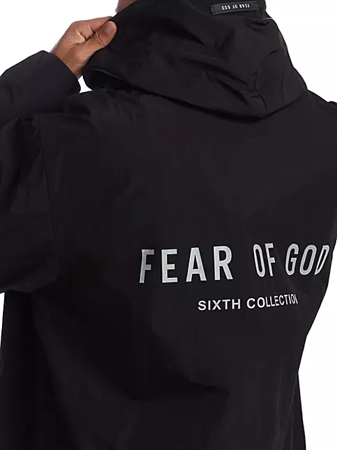 Fear of God Nylon Hooded Rain Jacket-