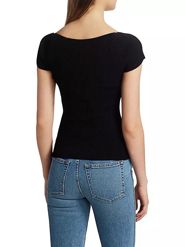 Ista Ribbed Corset Sweater