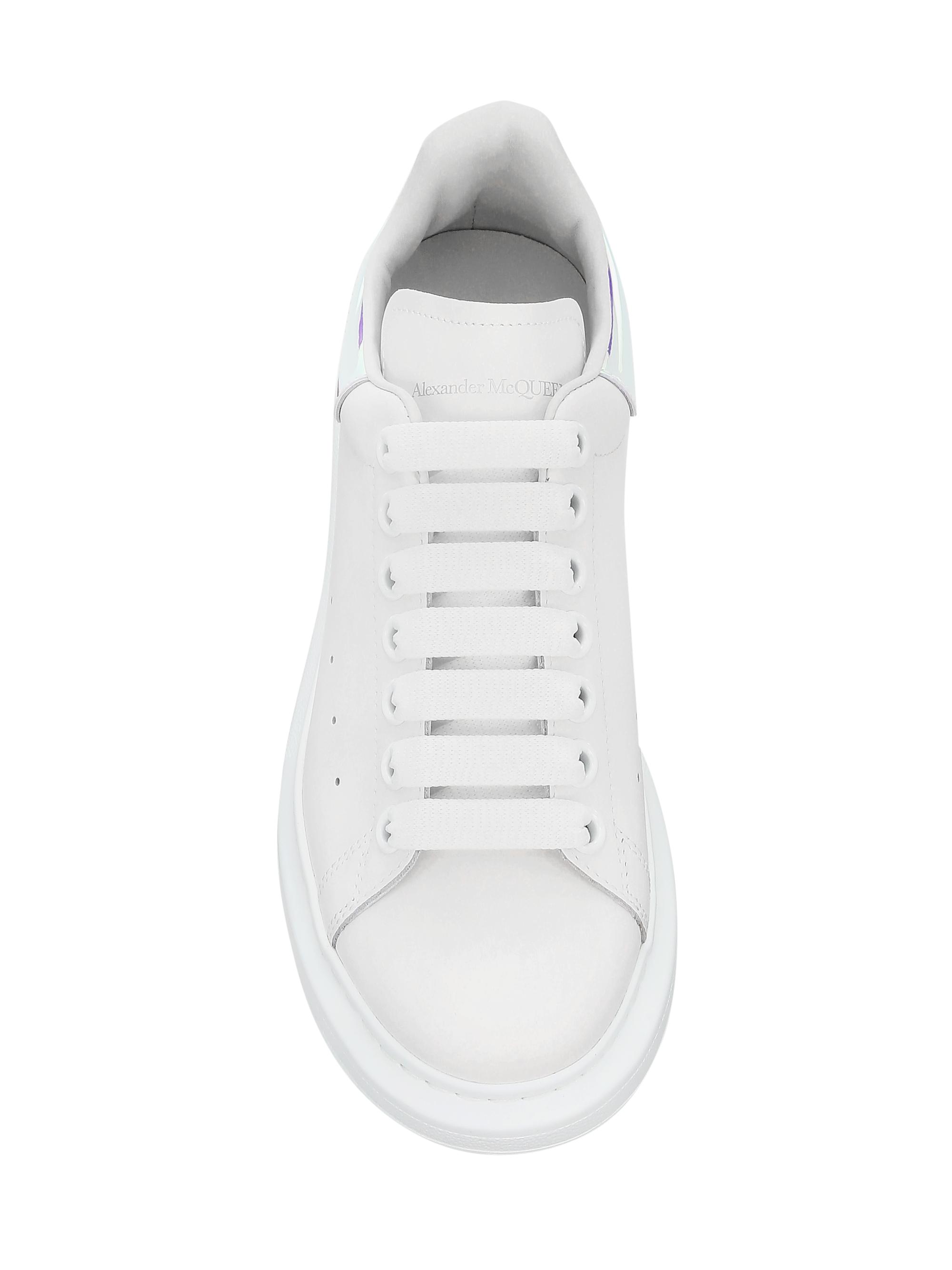 Alexander McQueen Oversized White Iridescent