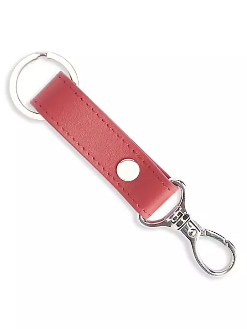 Luxe Checkered Mouse Key Chain- Dark Brown