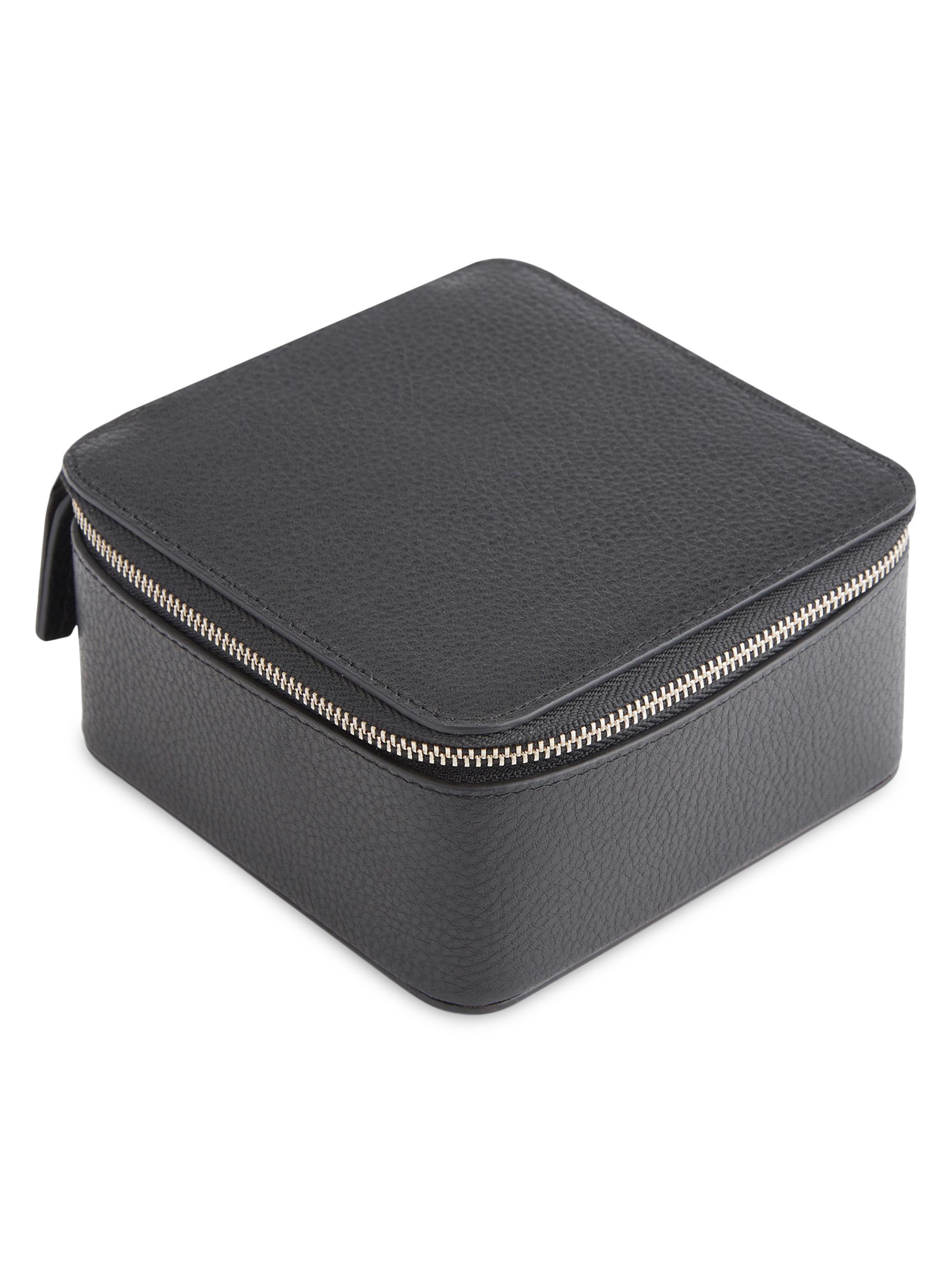 Royce New York Zipper Leather Travel Jewelry Case Saks Fifth
