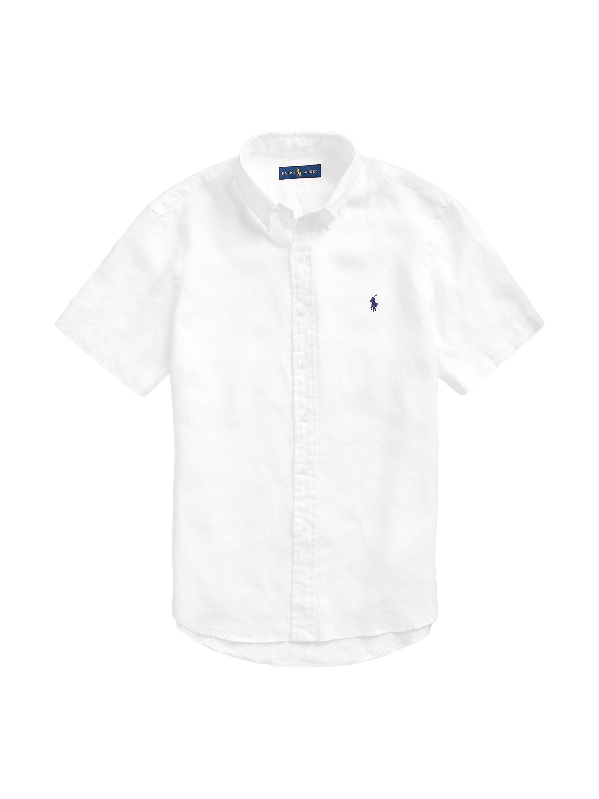 polo white button up