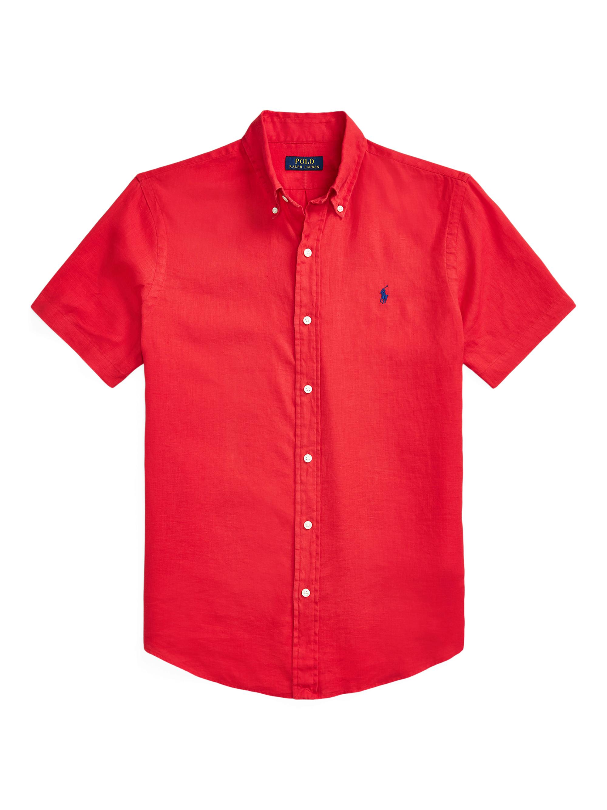 Polo Ralph Lauren Classic-Fit Short-Sleeve Linen Shirt | Saks