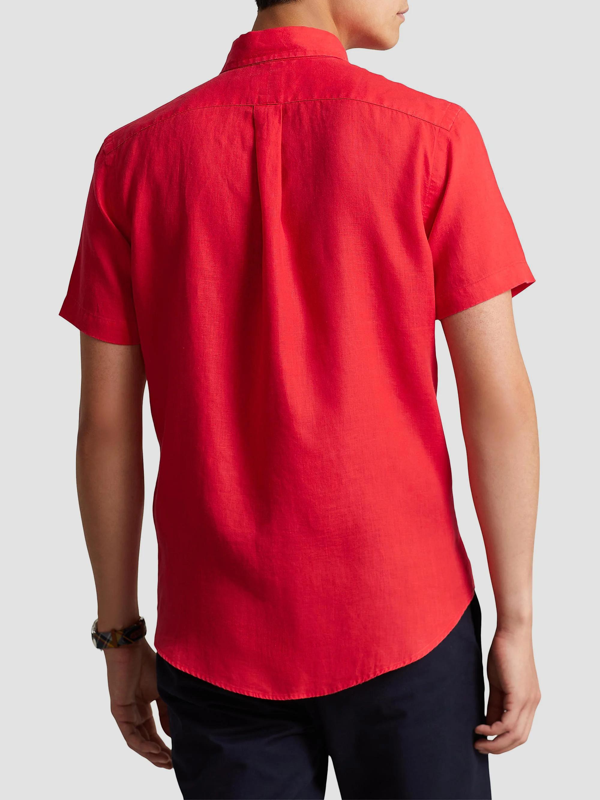 Polo Ralph Lauren Classic-Fit Short-Sleeve Linen Shirt | Saks