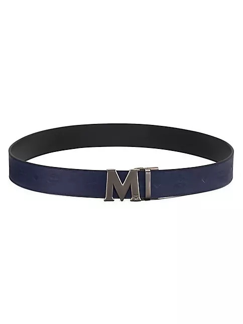 Shop MCM Clause Reversible Cut-To-Size Leather Belt