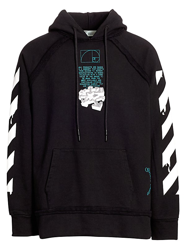 Off white dripping arrows incompiuto discount hoodie Off white dripping arrows incompiuto discount hoodie