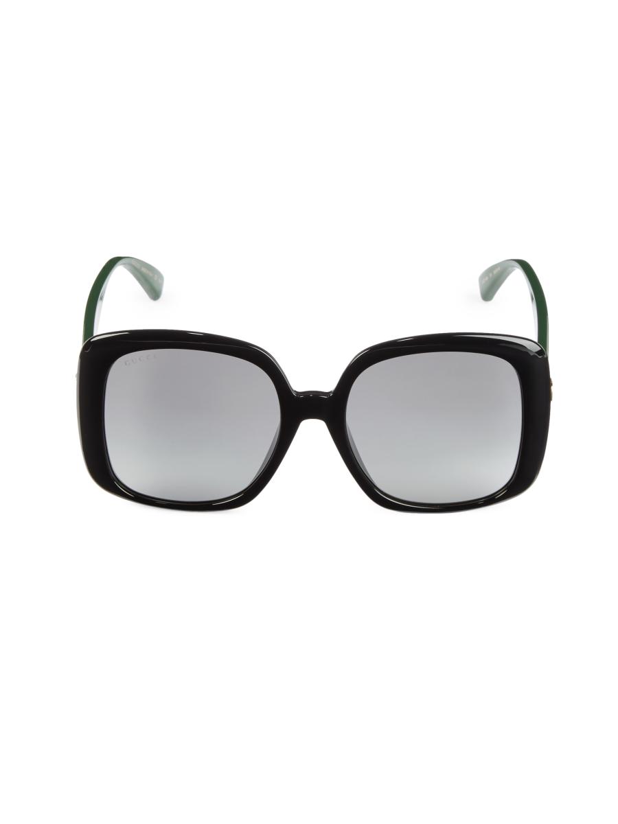 Gucci 56MM Rectangular Sunglasses | Saks Fifth Avenue